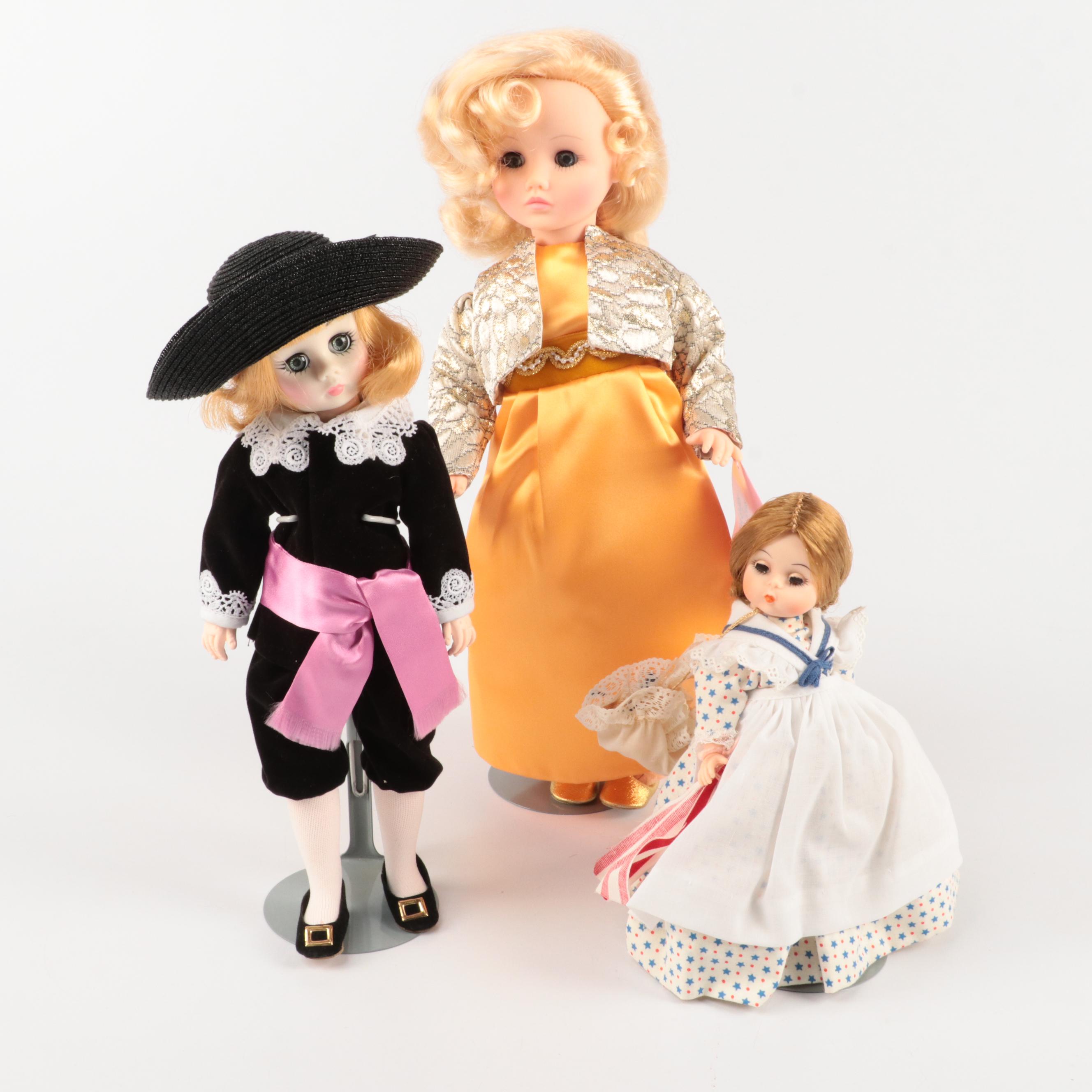 Madame Alexander "Lady Bird Johnson" and Other Dolls, Mid to Late 20th Century