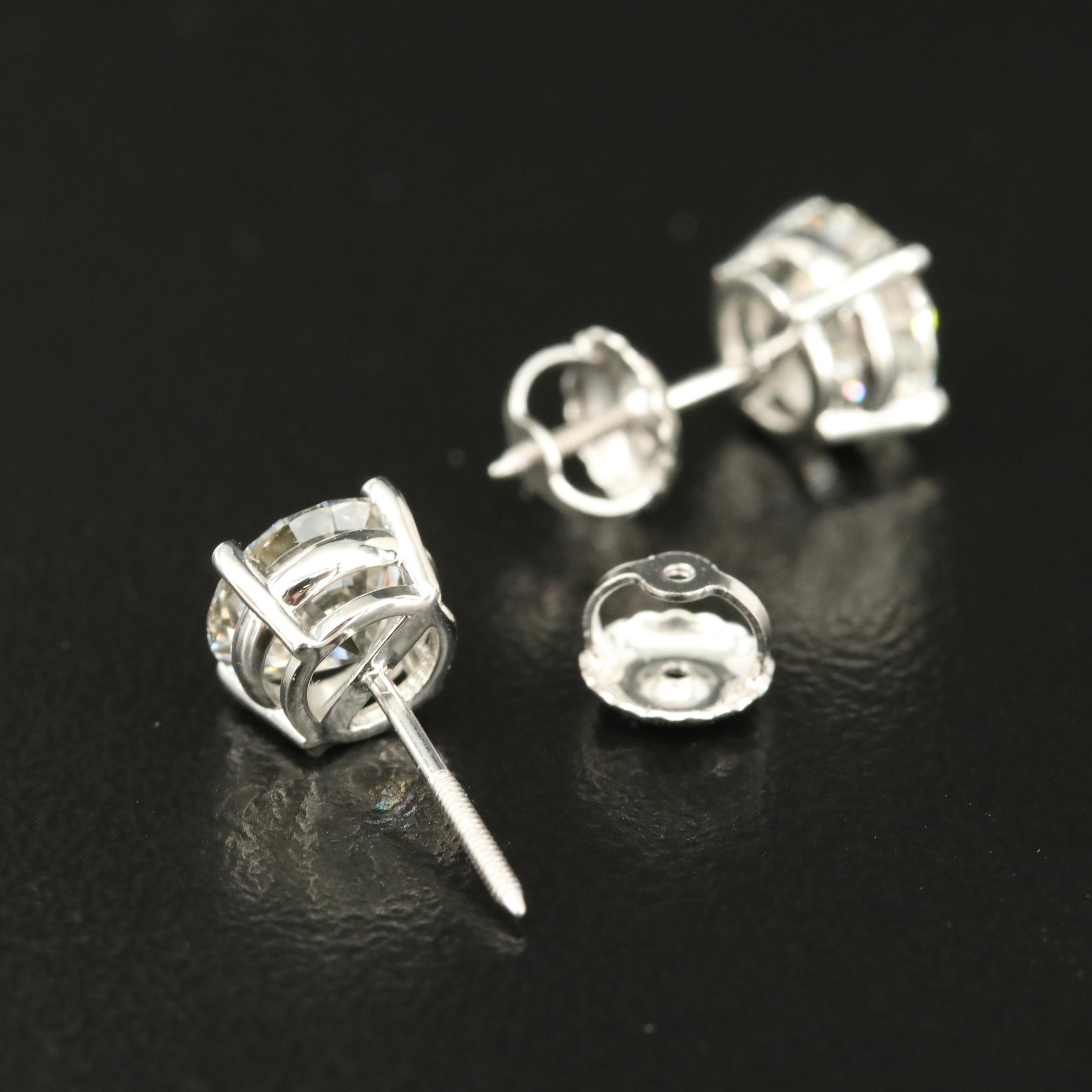 14K 2.03 CTW Lab Grown Diamond Stud Earrings