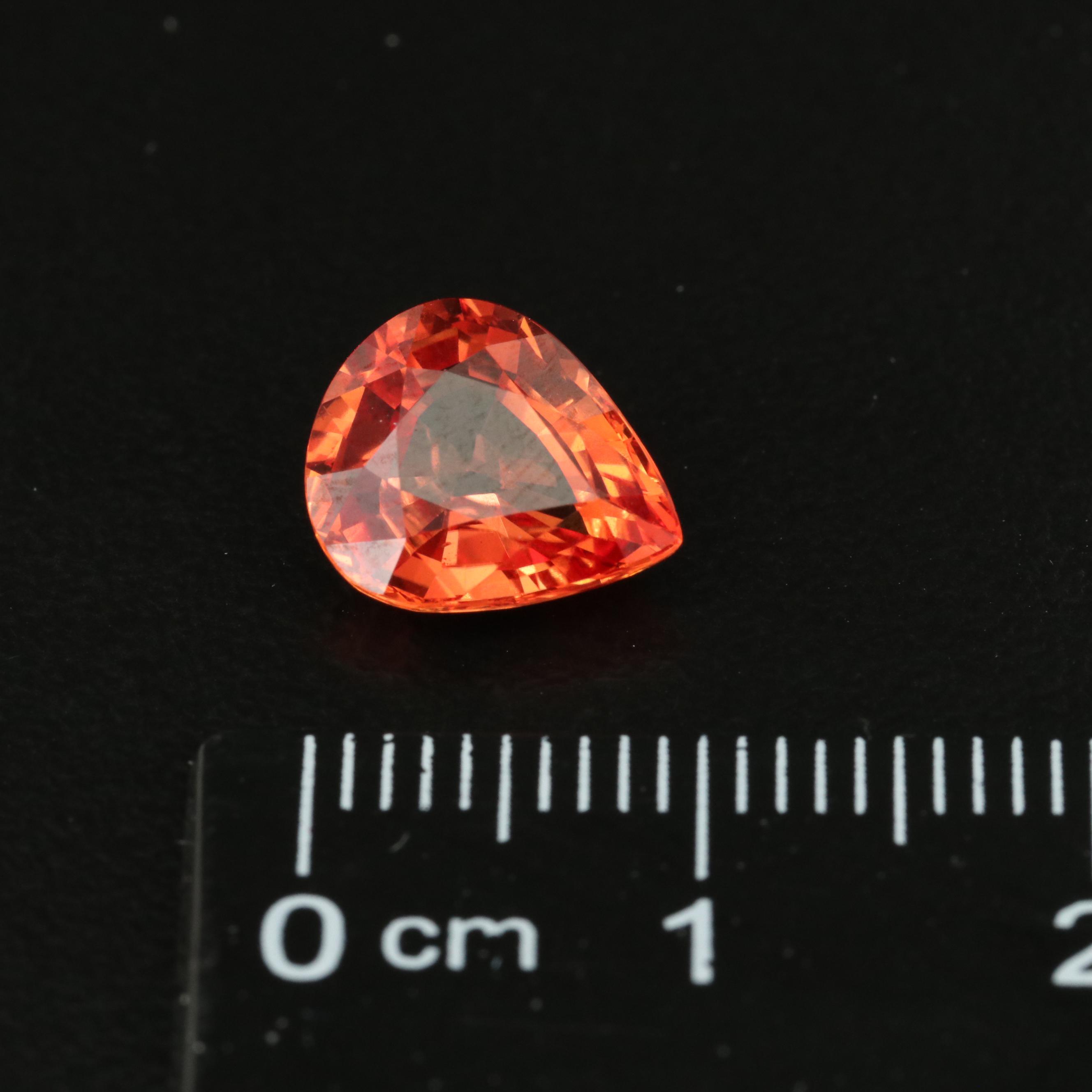 Loose 3.21 CT Lab Grown Sapphire