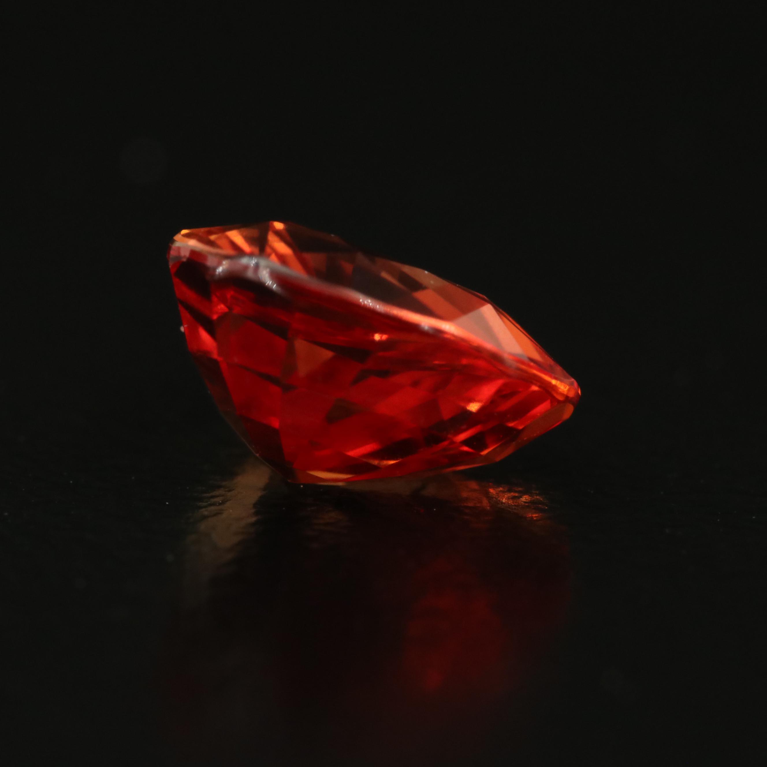 Loose 3.21 CT Lab Grown Sapphire