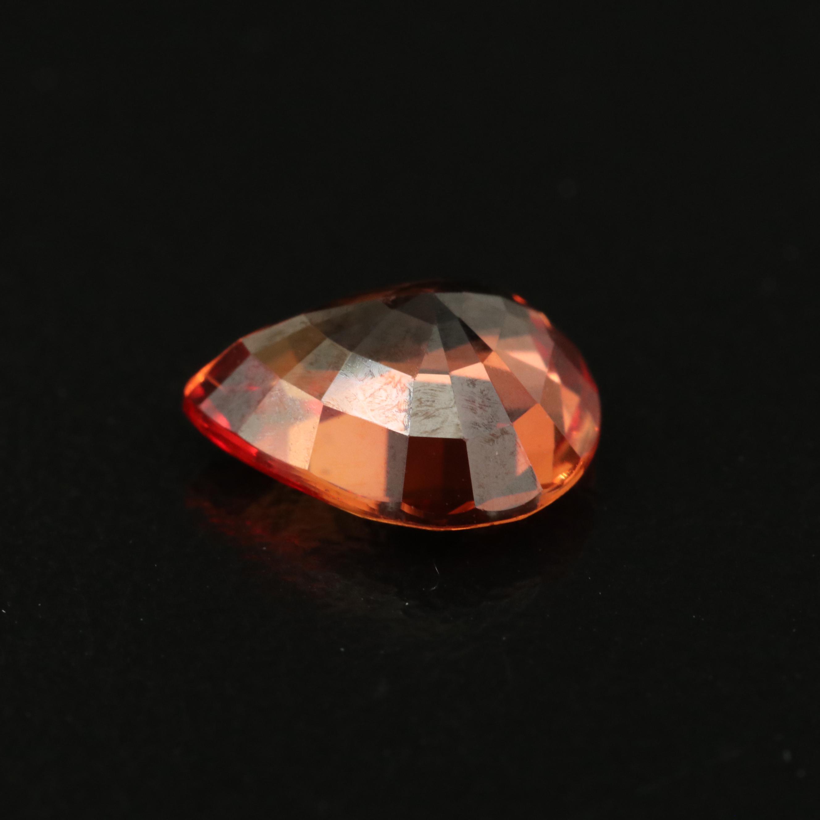 Loose 3.21 CT Lab Grown Sapphire