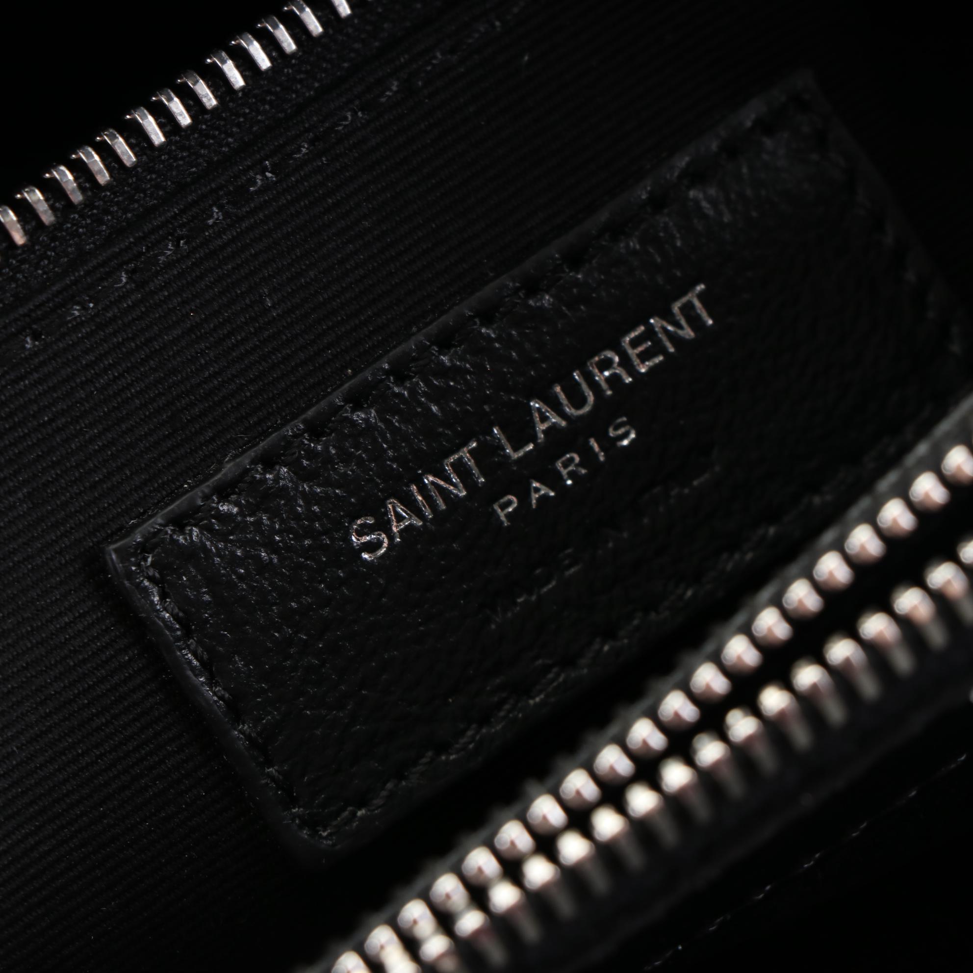Saint Laurent Medium LouLou Shoulder Bag in Matelasse Chevron Quilted Leather