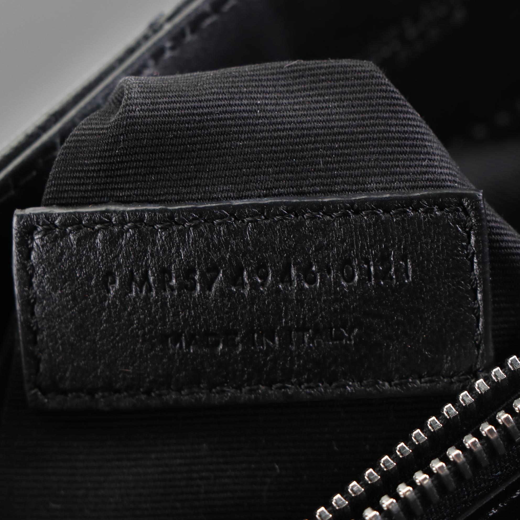 Saint Laurent Medium LouLou Shoulder Bag in Matelasse Chevron Quilted Leather