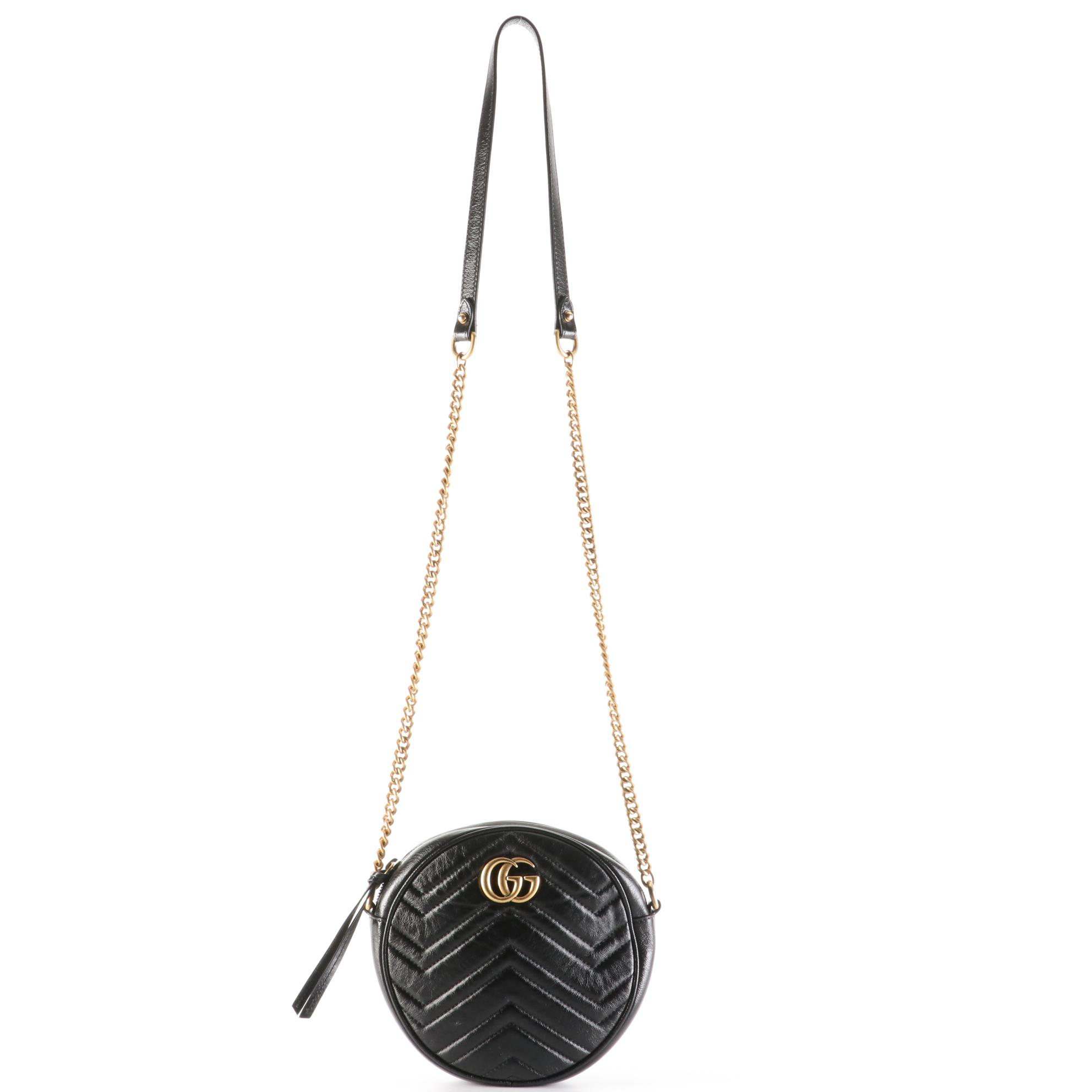 Gucci Marmont Matelassé Leather Crossbody Bag