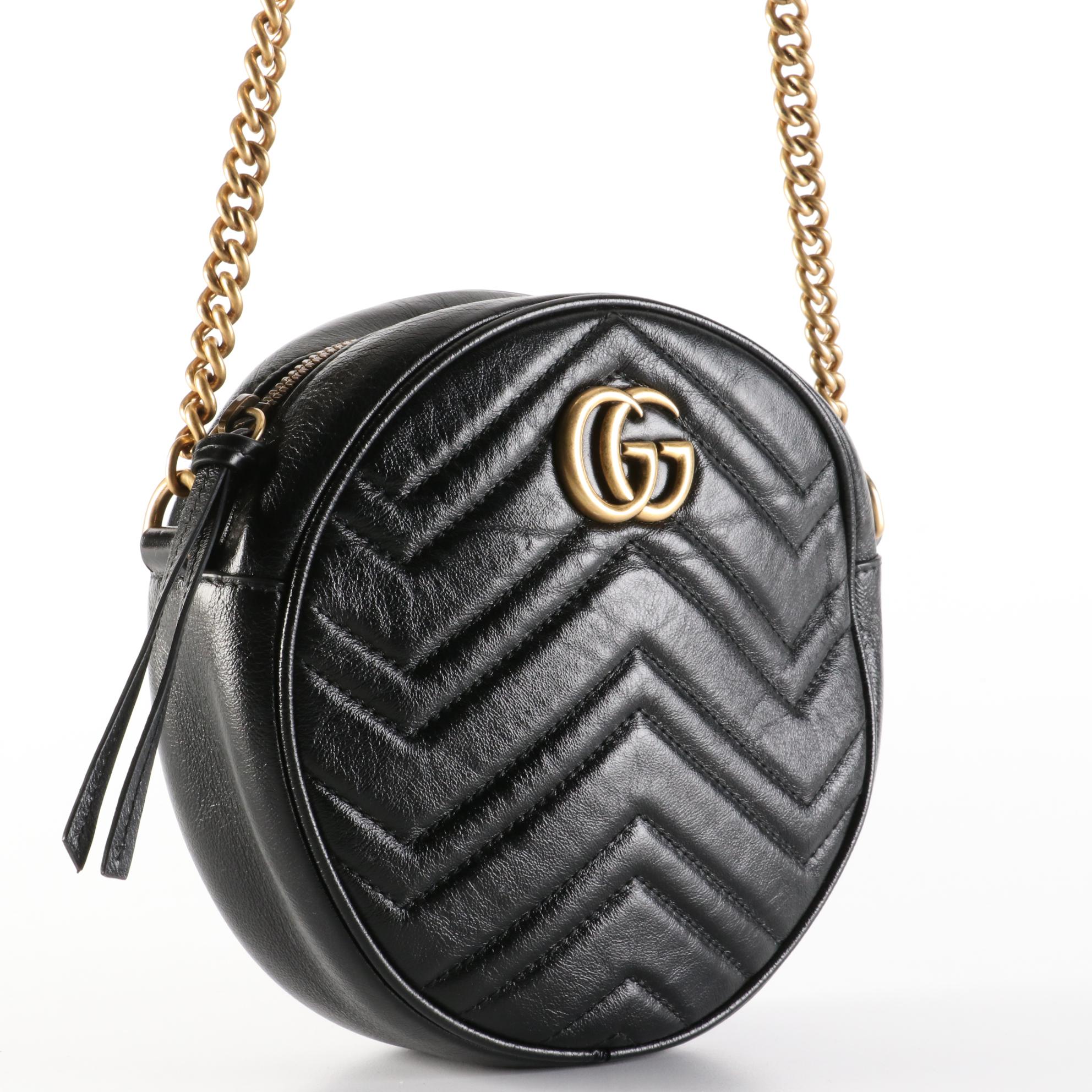 Gucci Marmont Matelassé Leather Crossbody Bag