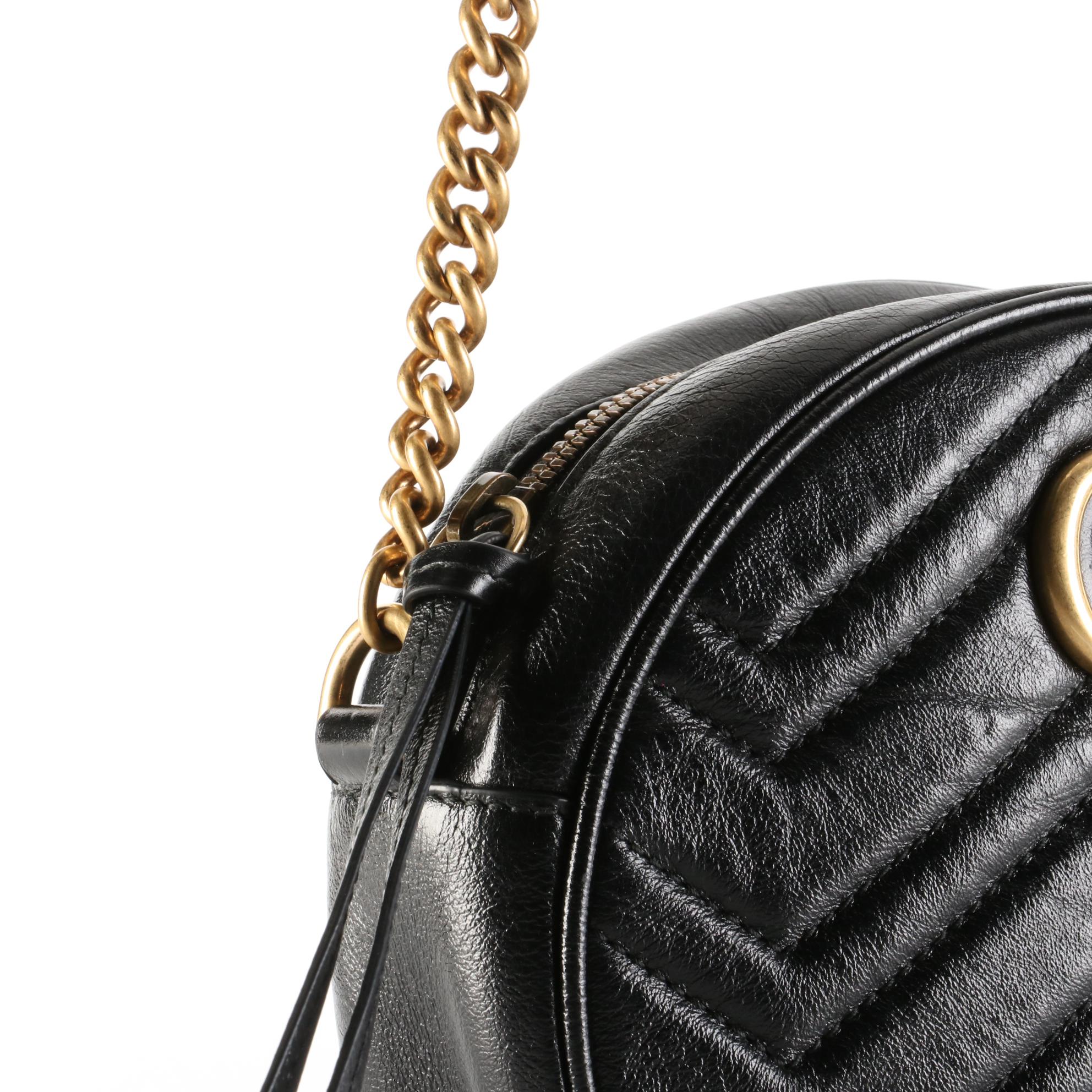 Gucci Marmont Matelassé Leather Crossbody Bag