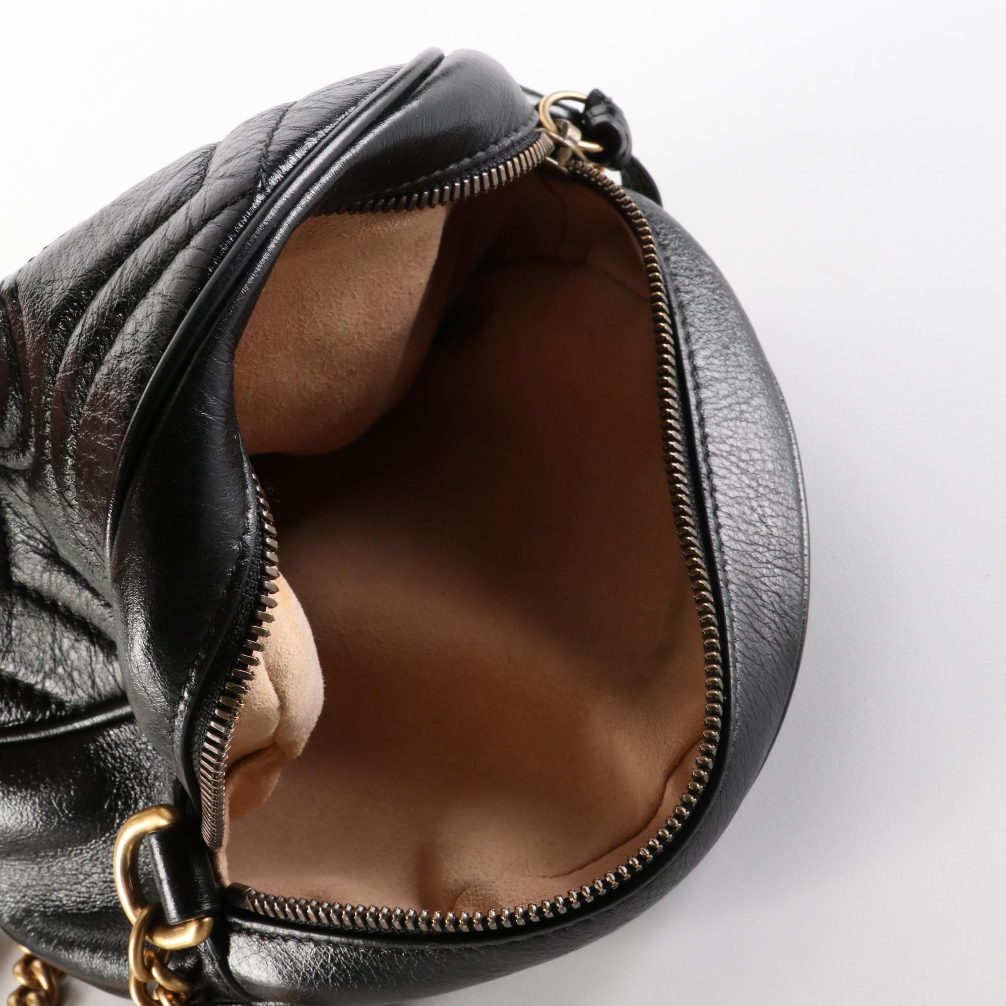 Gucci Marmont Matelassé Leather Crossbody Bag