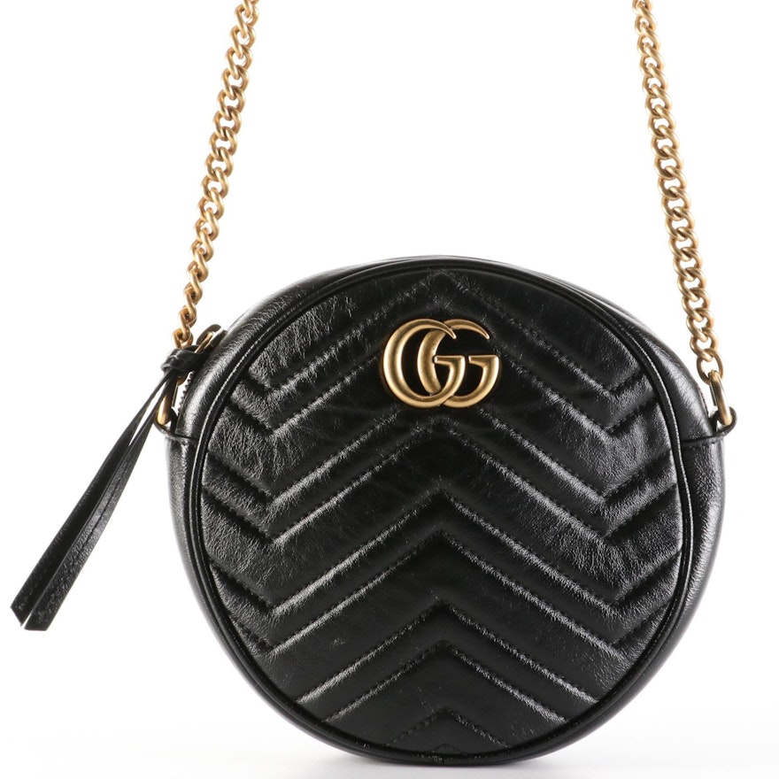 Gucci Marmont Matelassé Leather Crossbody Bag