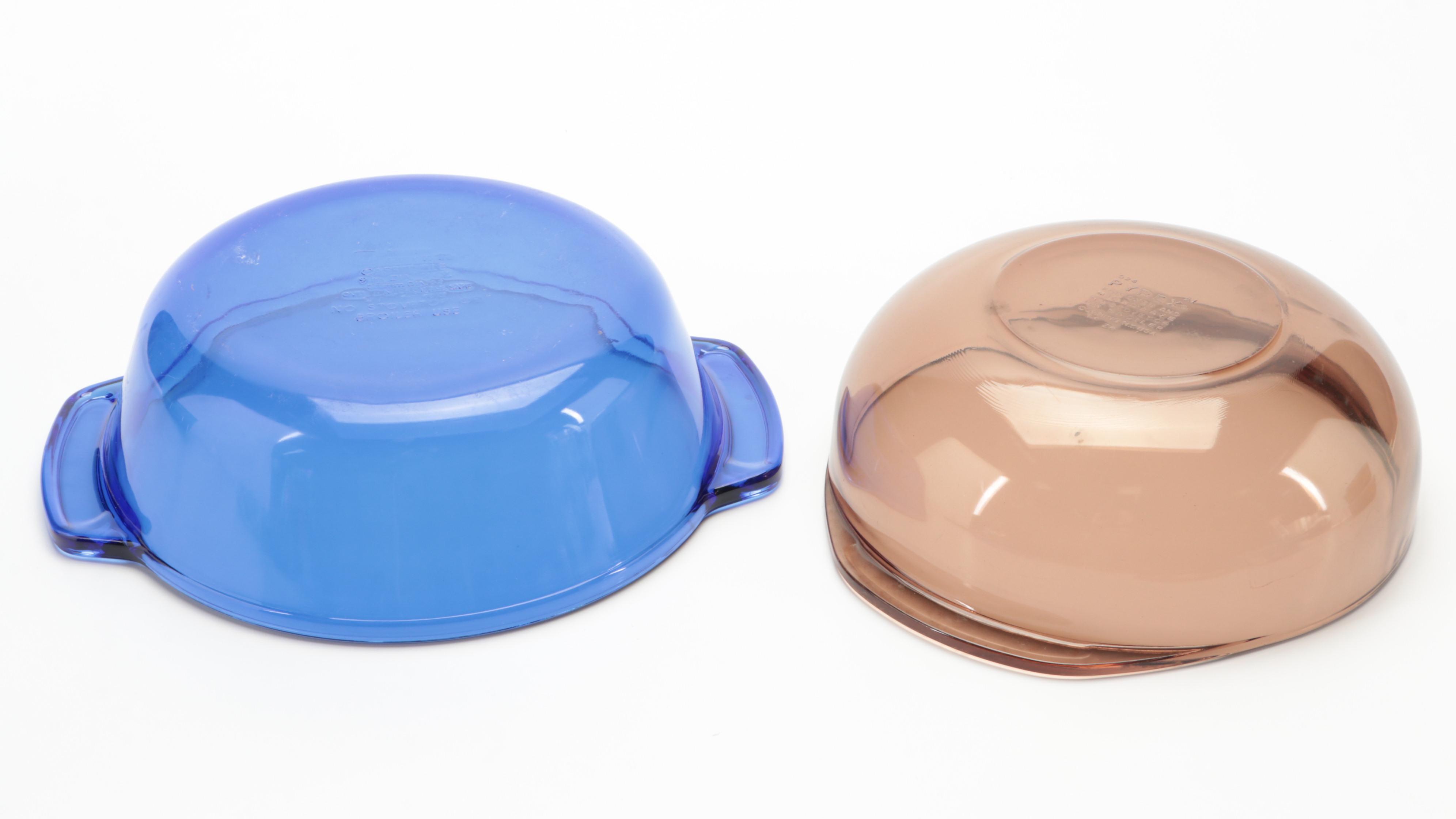 Pyrex and Anchor Hocking Glass Bakeware, Late 20th Century