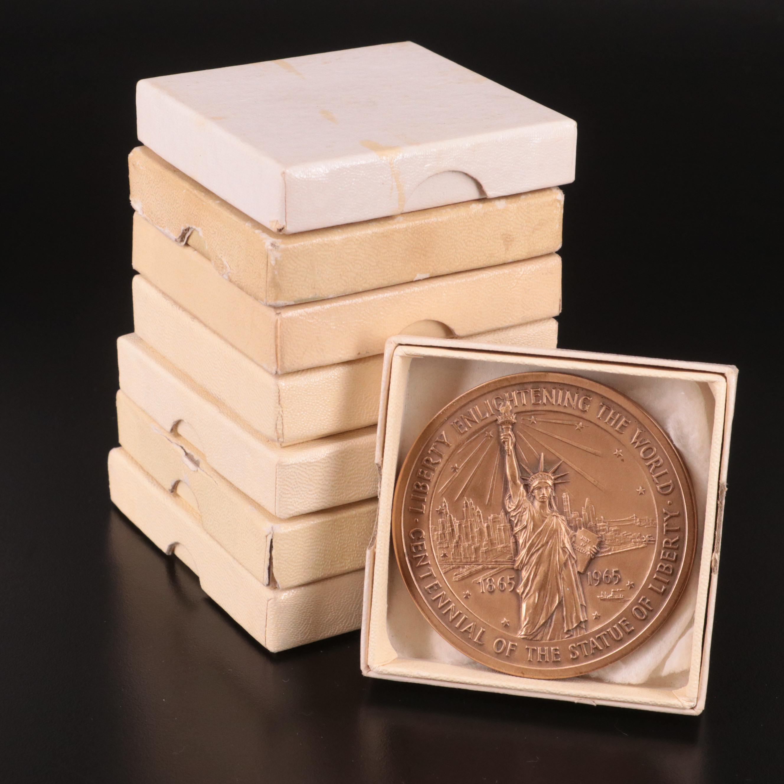 Eight Commemorative Bronze Medals