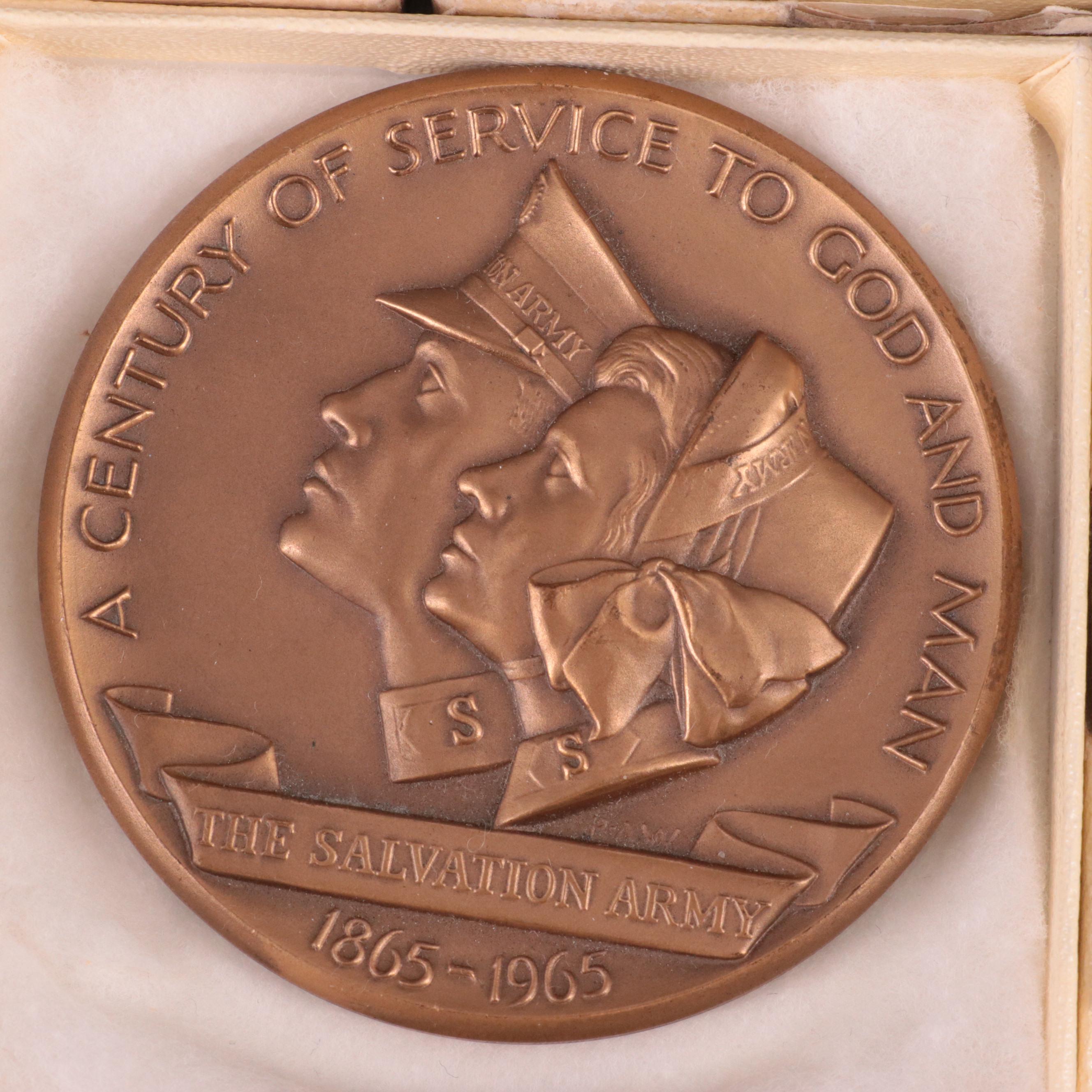 Eight Commemorative Bronze Medals
