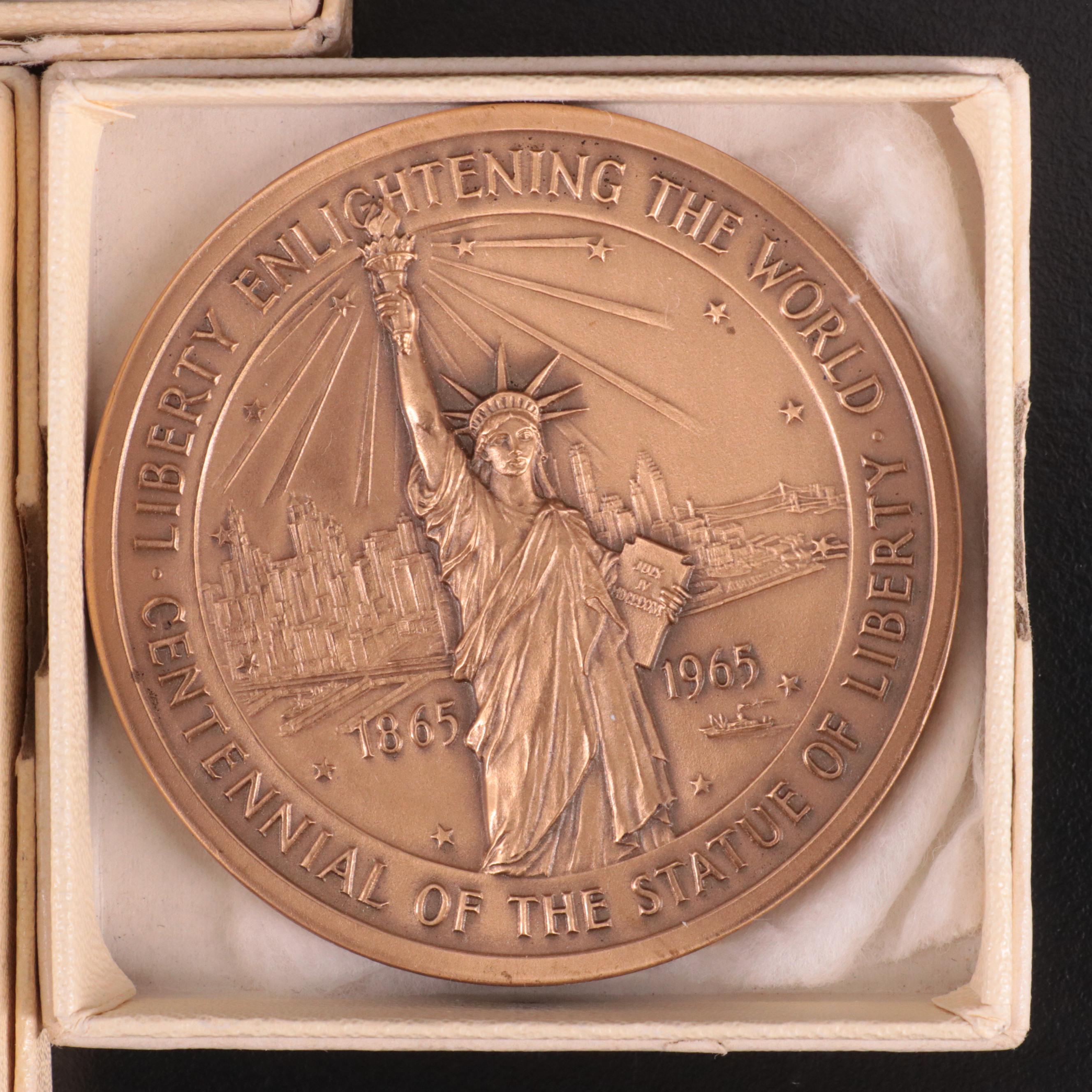 Eight Commemorative Bronze Medals