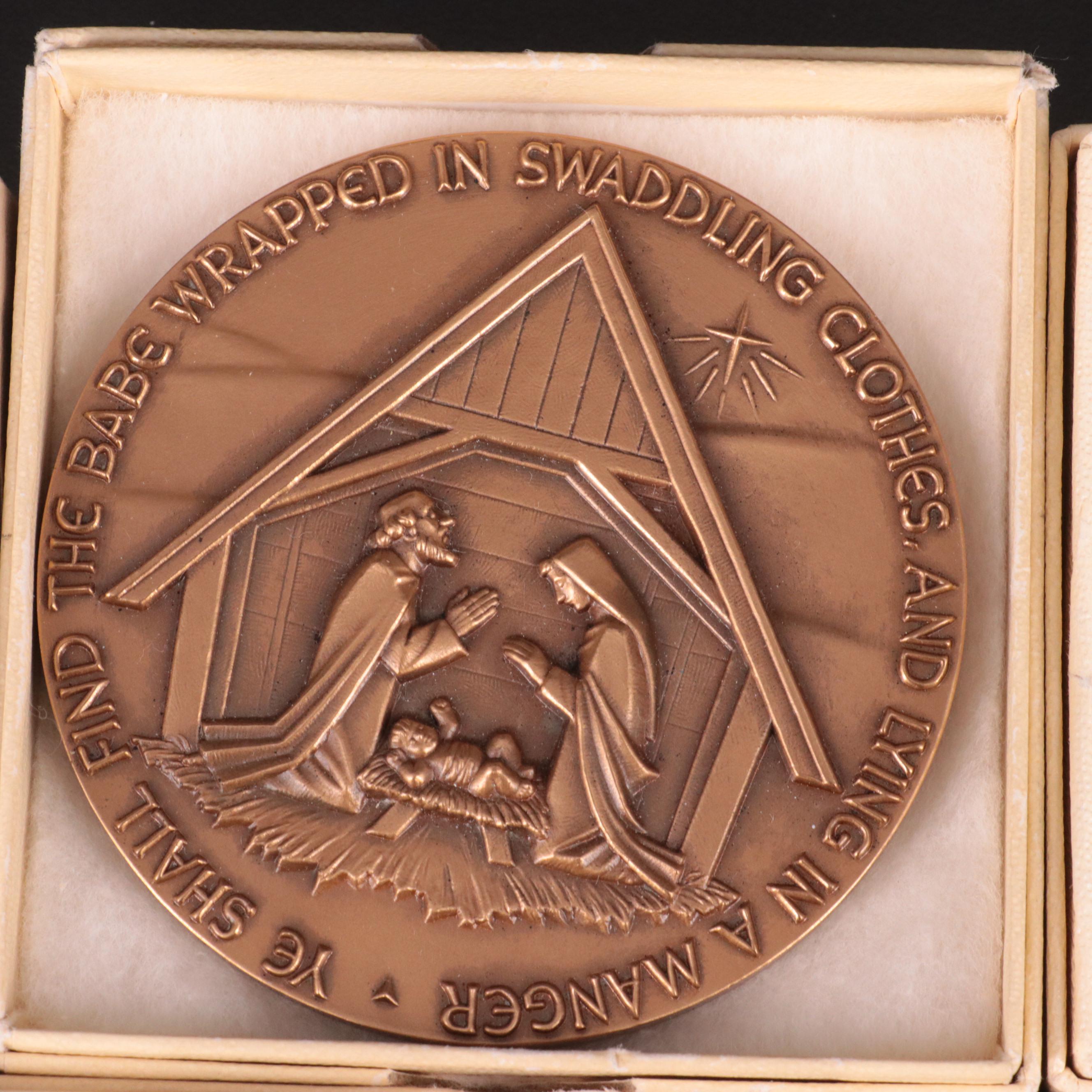 Eight Commemorative Bronze Medals