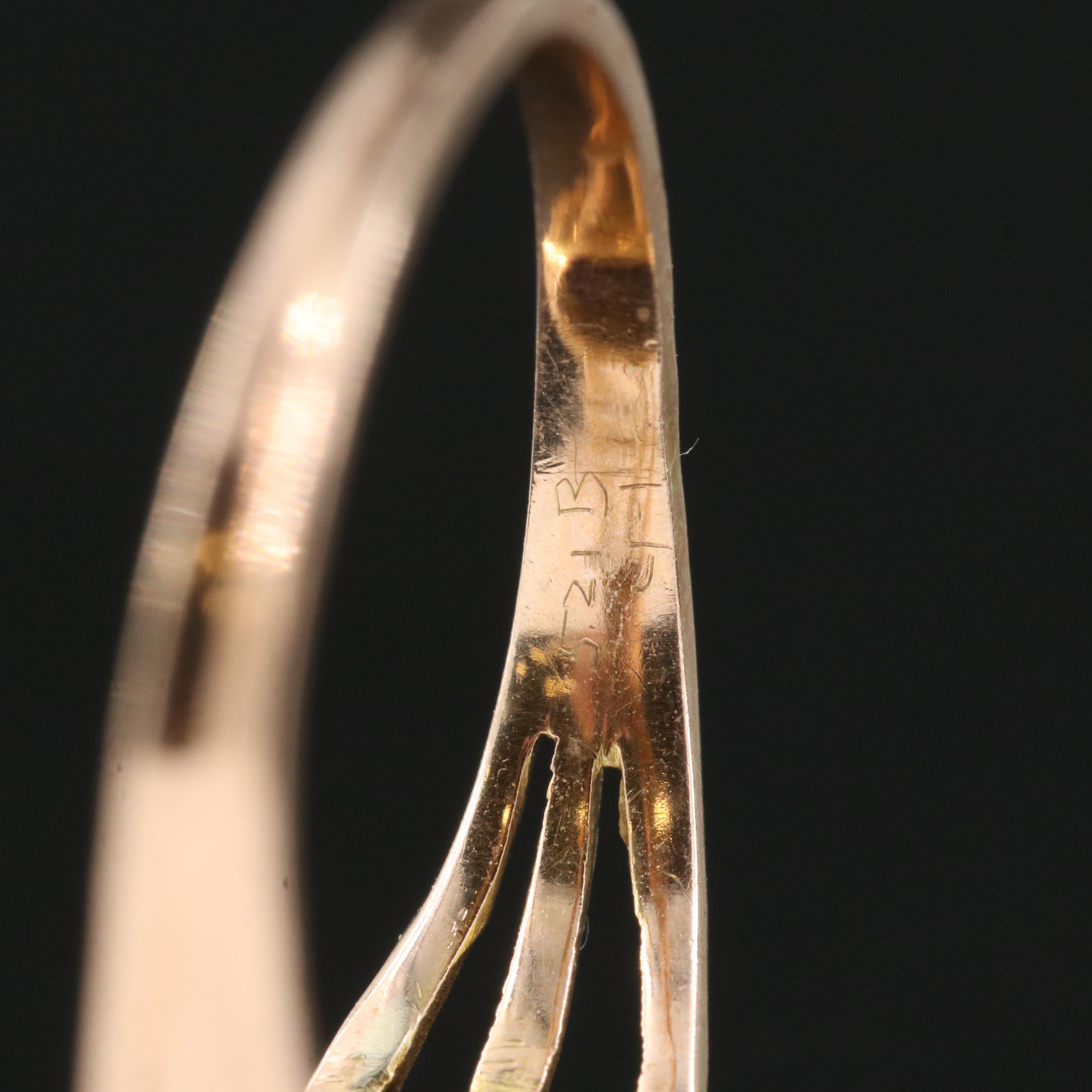 Vintage 9K Amethyst and Seed Pearl Ring Including Rose Gold