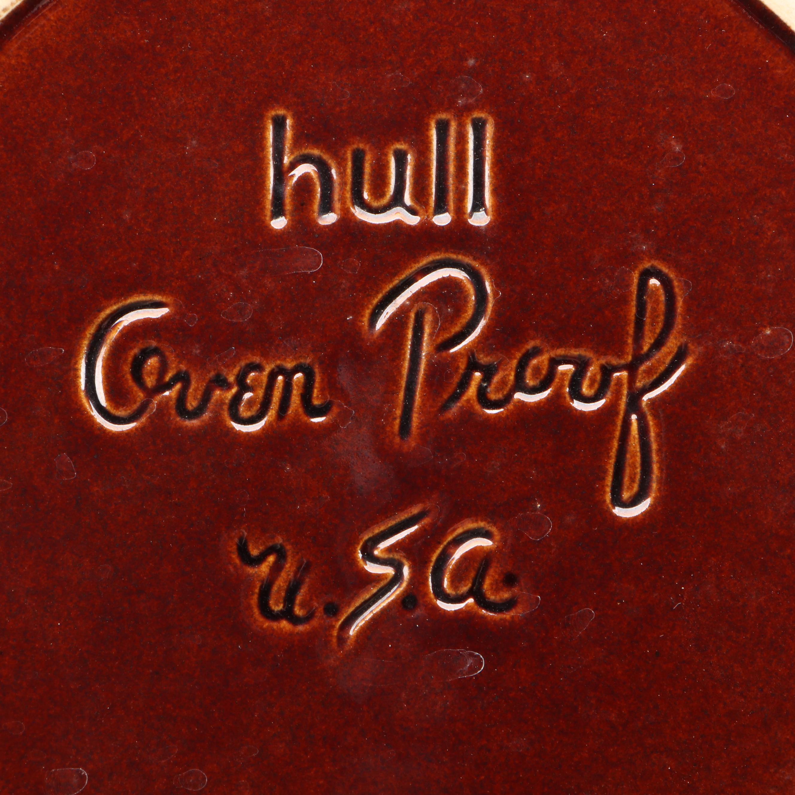 McCoy, Hull, and Other Brown Drip Glazed Pottery Dinnerware and Tableware