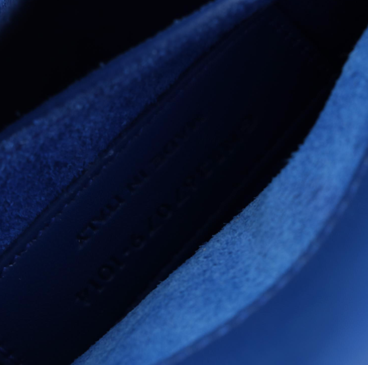 Saint Laurent Small Universite Crossbody Bag in Blue Leather