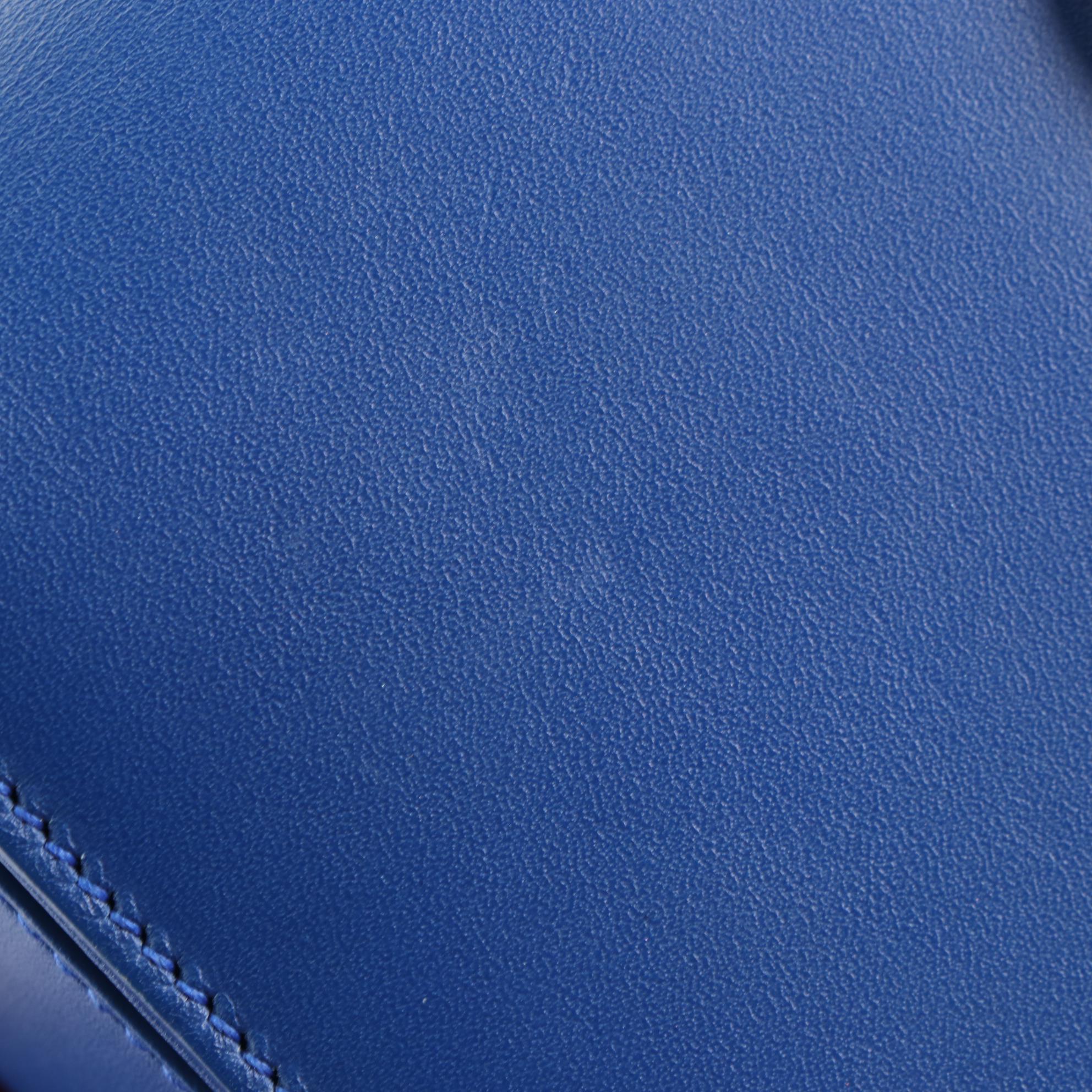 Saint Laurent Small Universite Crossbody Bag in Blue Leather