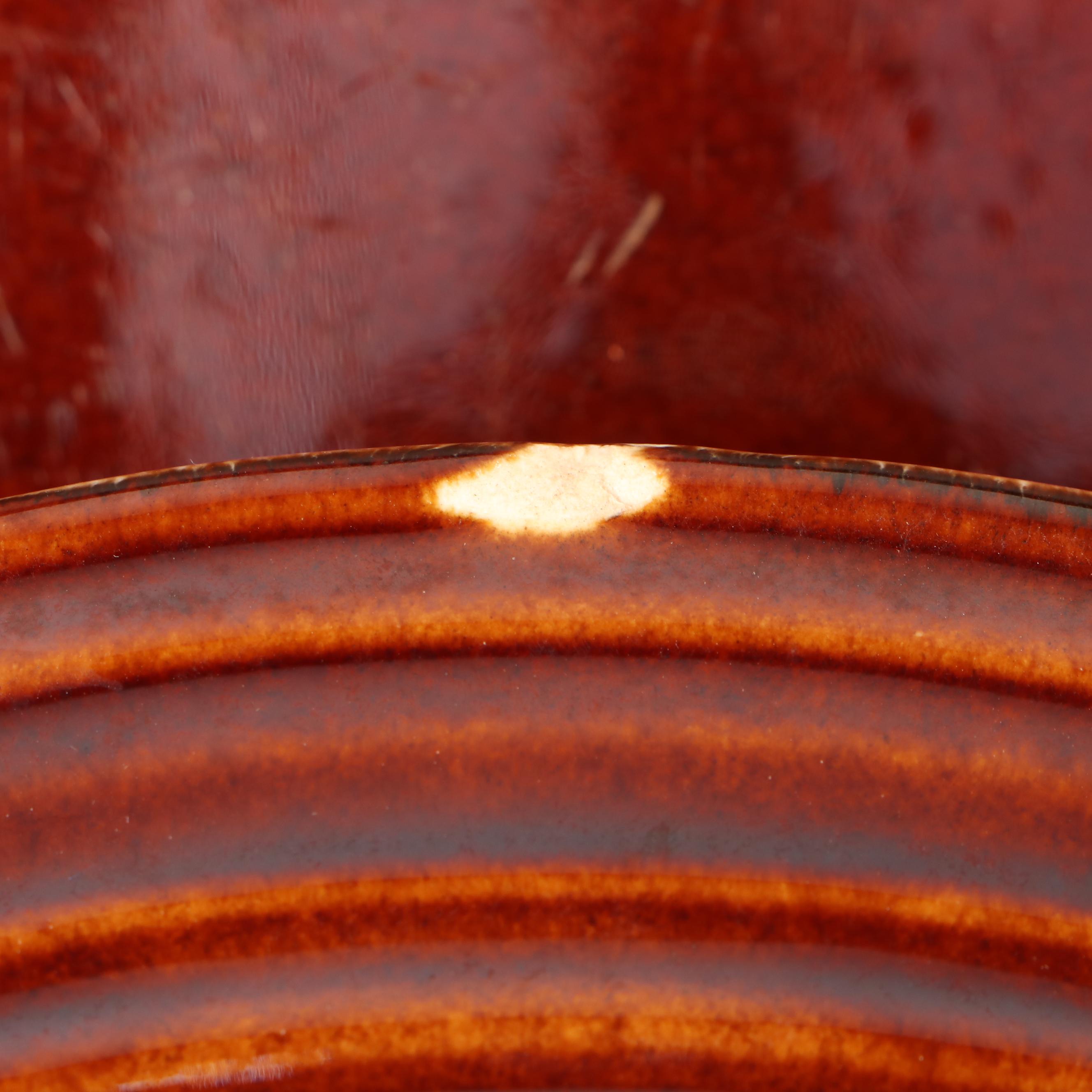 McCoy, Hull, and Other Brown Drip Glazed Pottery Dinnerware and Tableware