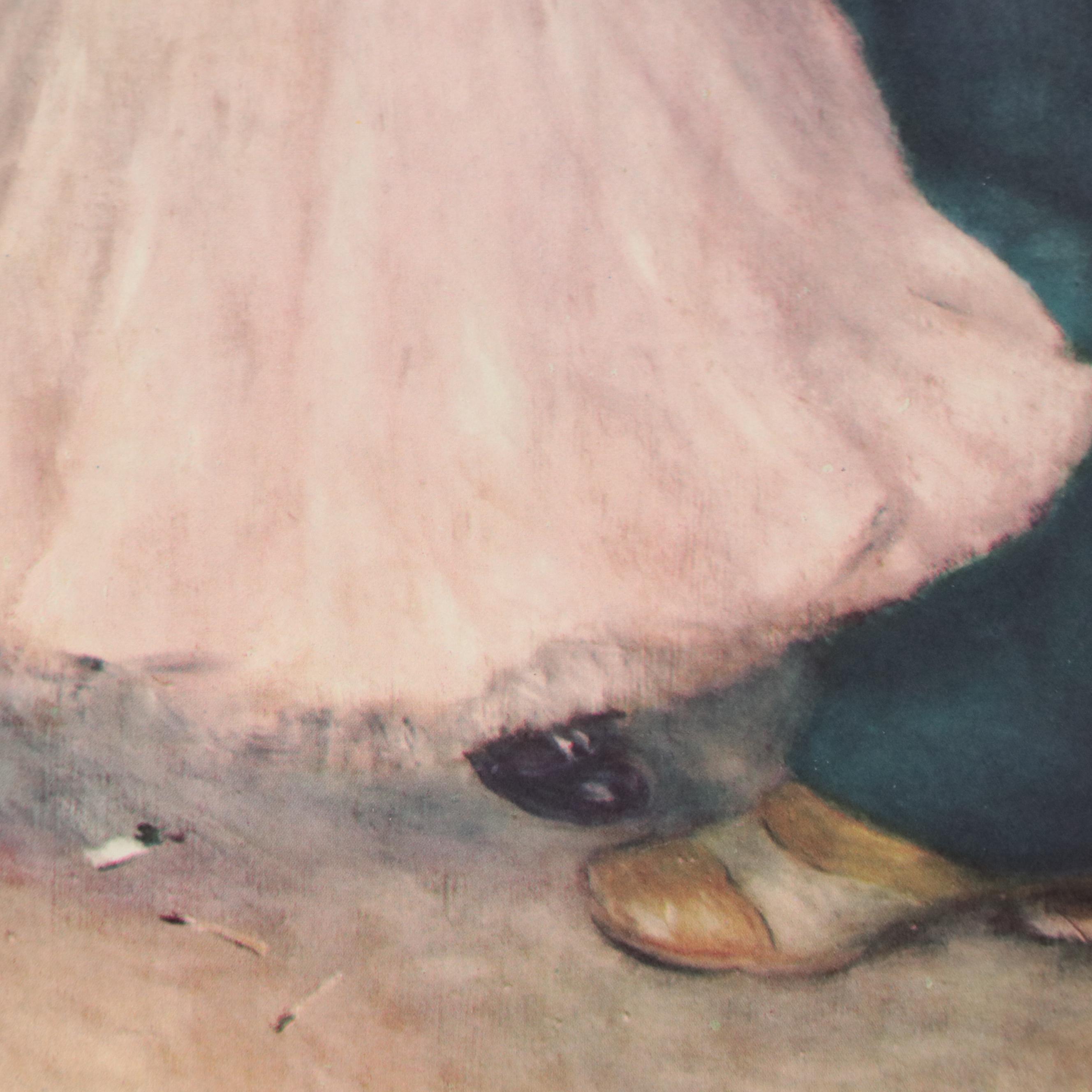 Offset Lithograph After Pierre Auguste Renoir "Dance at Bougival"