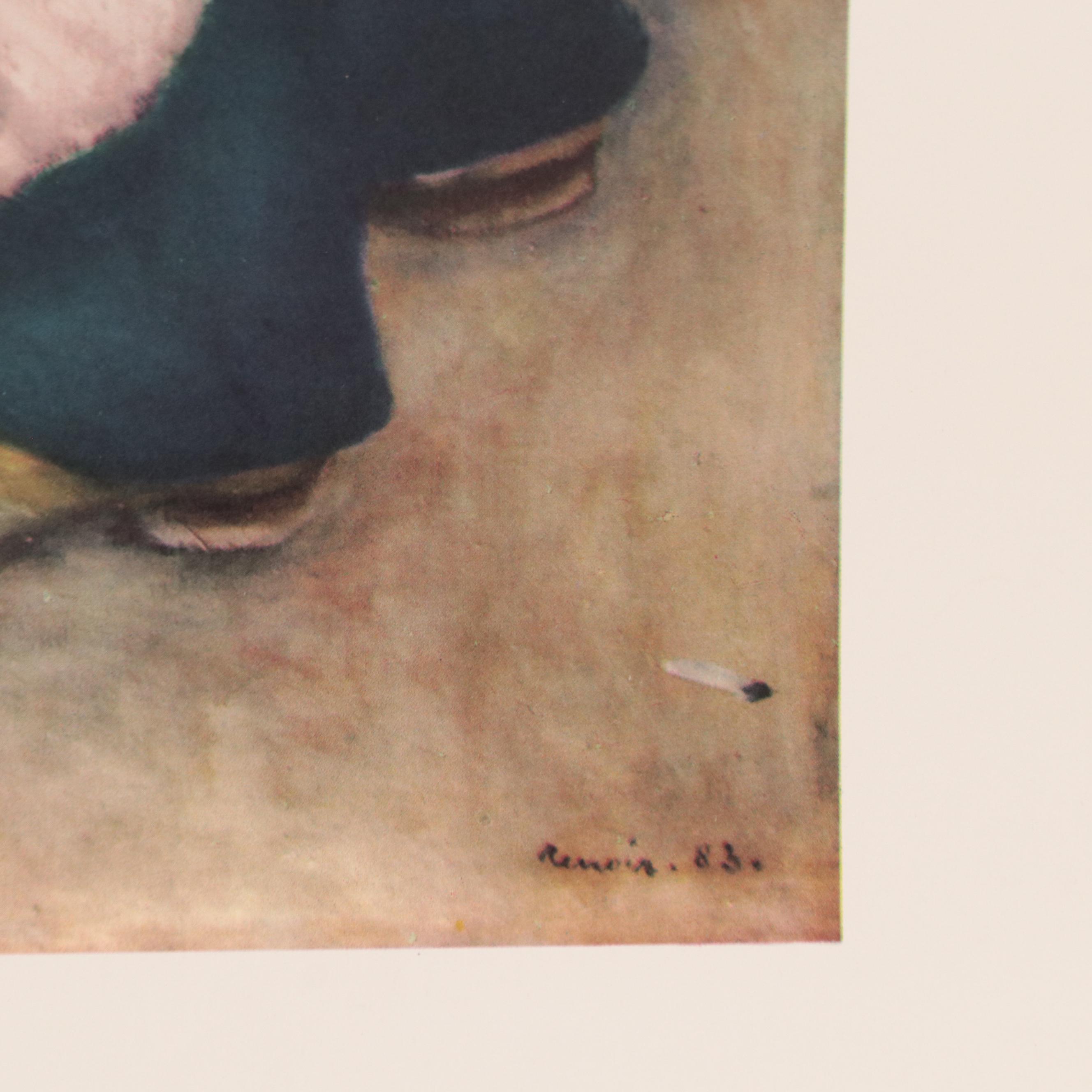 Offset Lithograph After Pierre Auguste Renoir "Dance at Bougival"