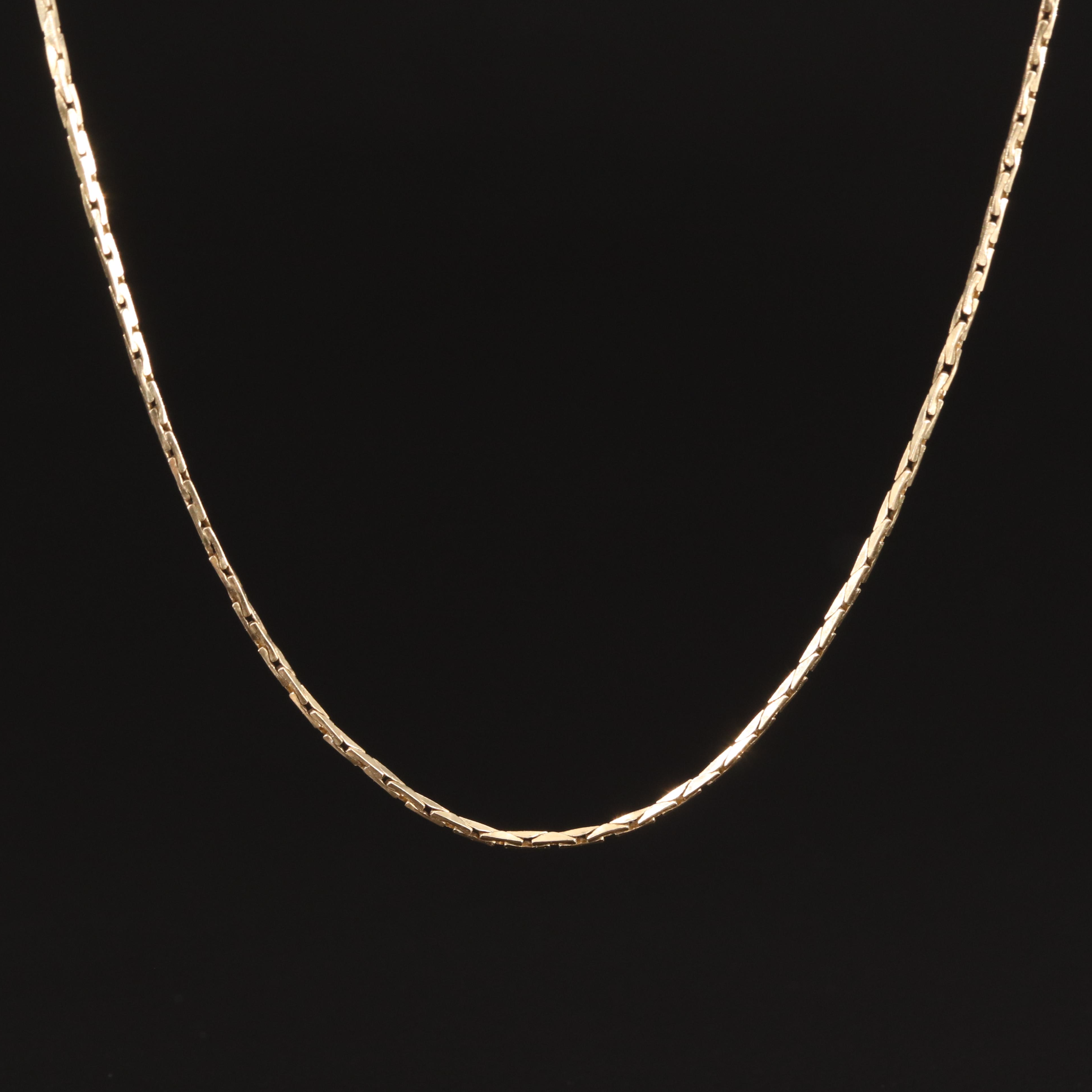 14K Boston Chain Necklace