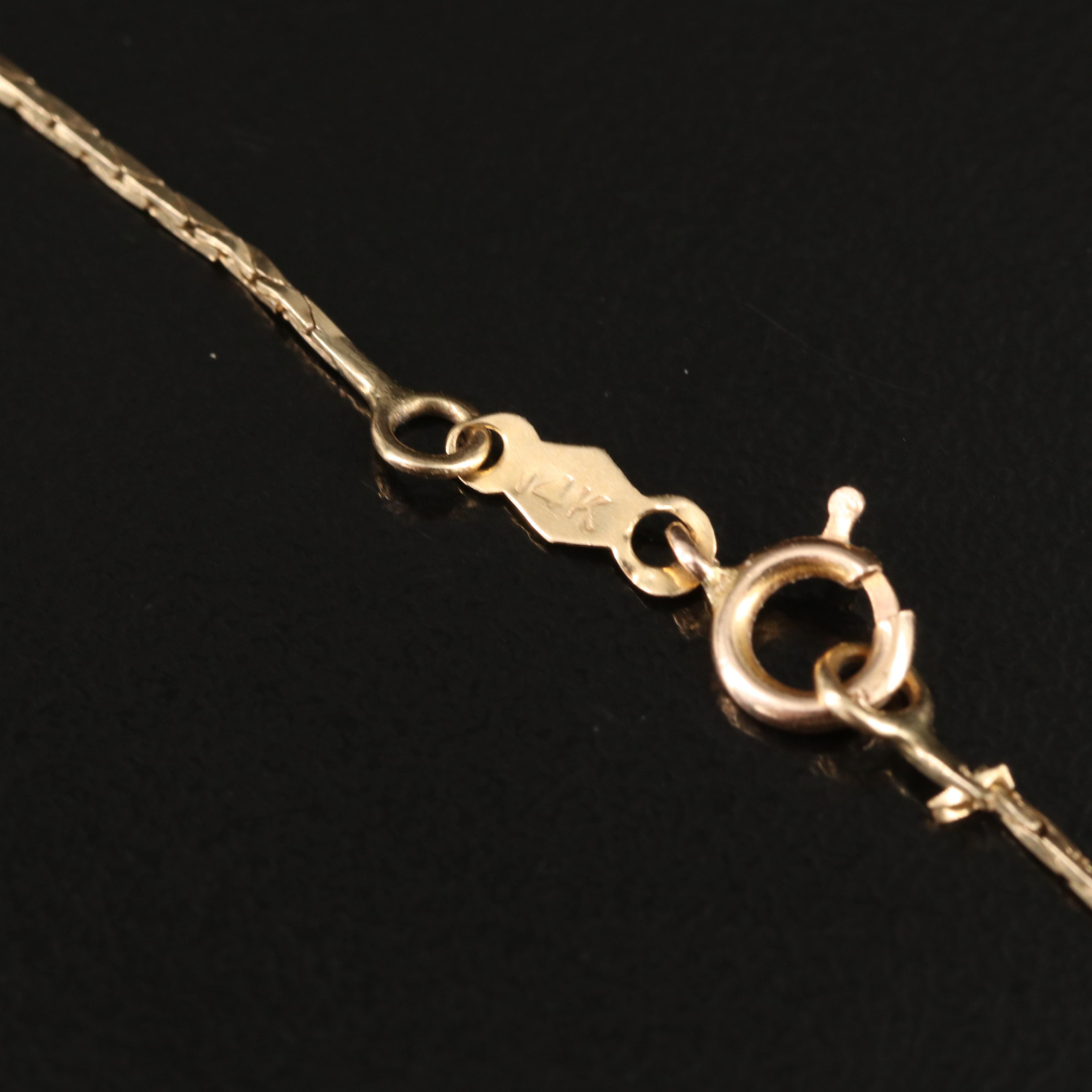 14K Boston Chain Necklace