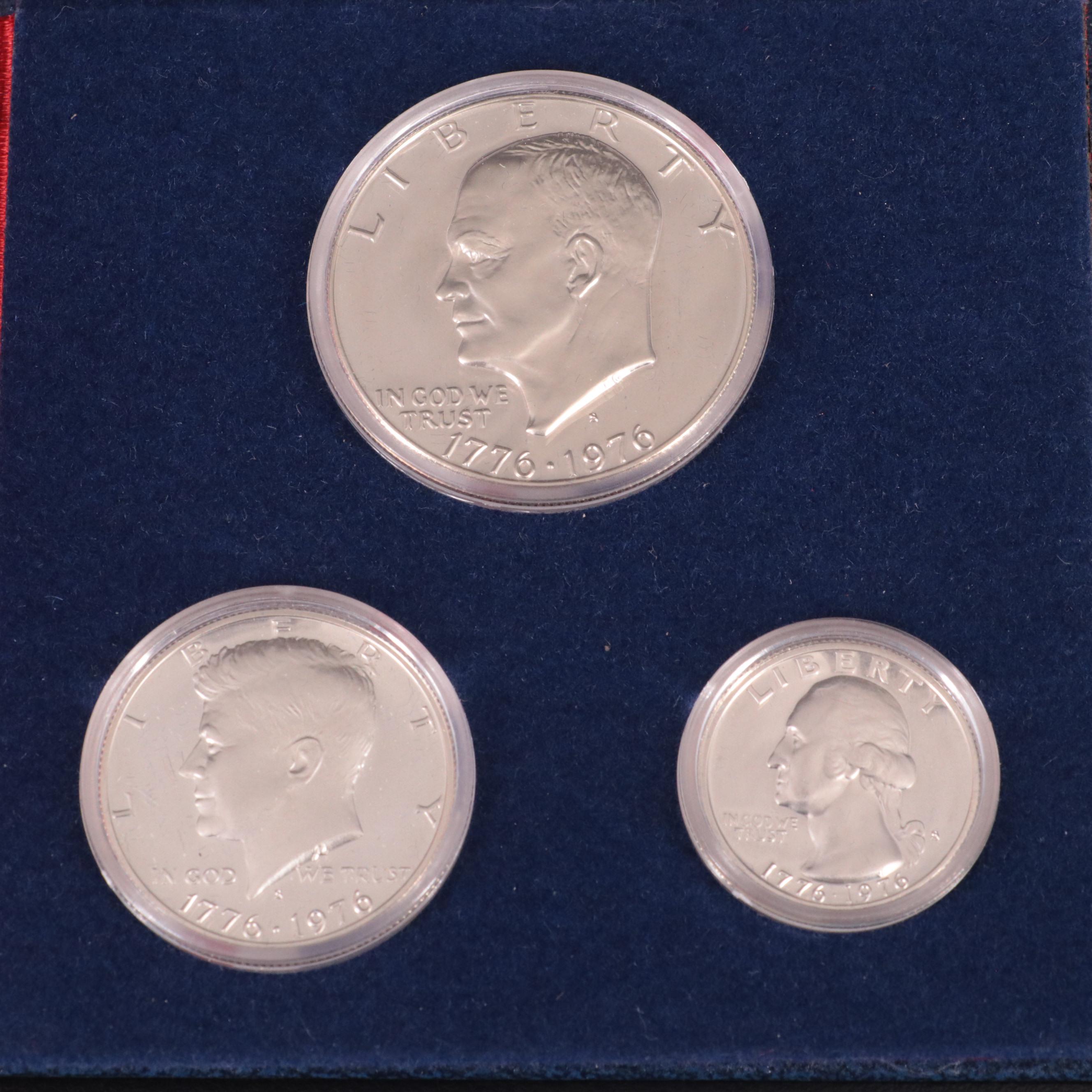 Six 1976 U.S. Silver Bicentennial Proof Sets