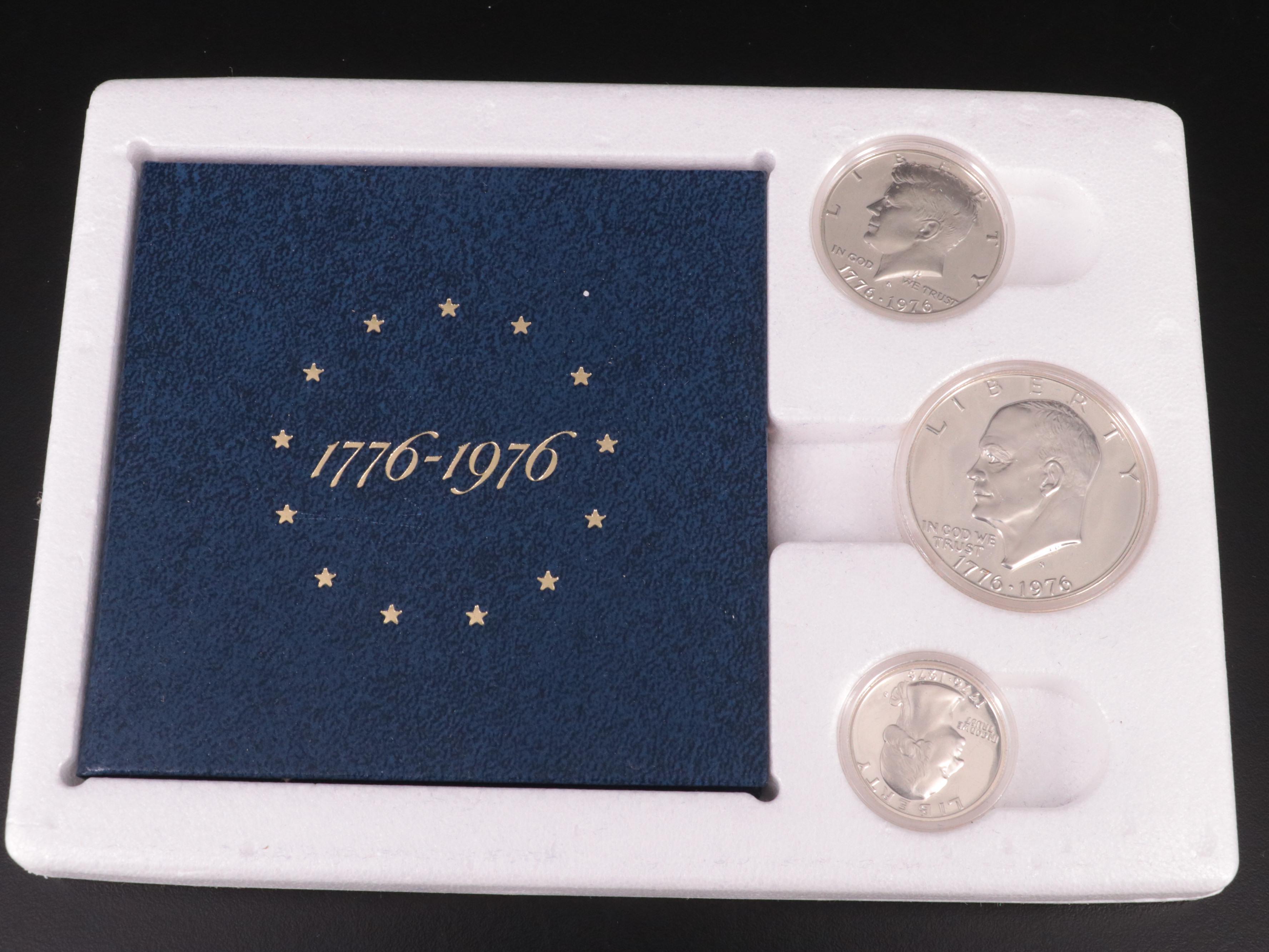 Six 1976 U.S. Silver Bicentennial Proof Sets