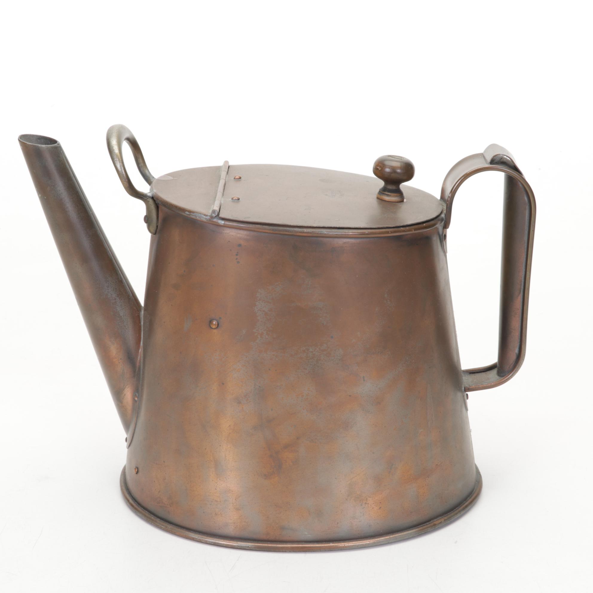 Sumerling & Co. London Copper Coffee Pot, Brass Candlesticks, and More