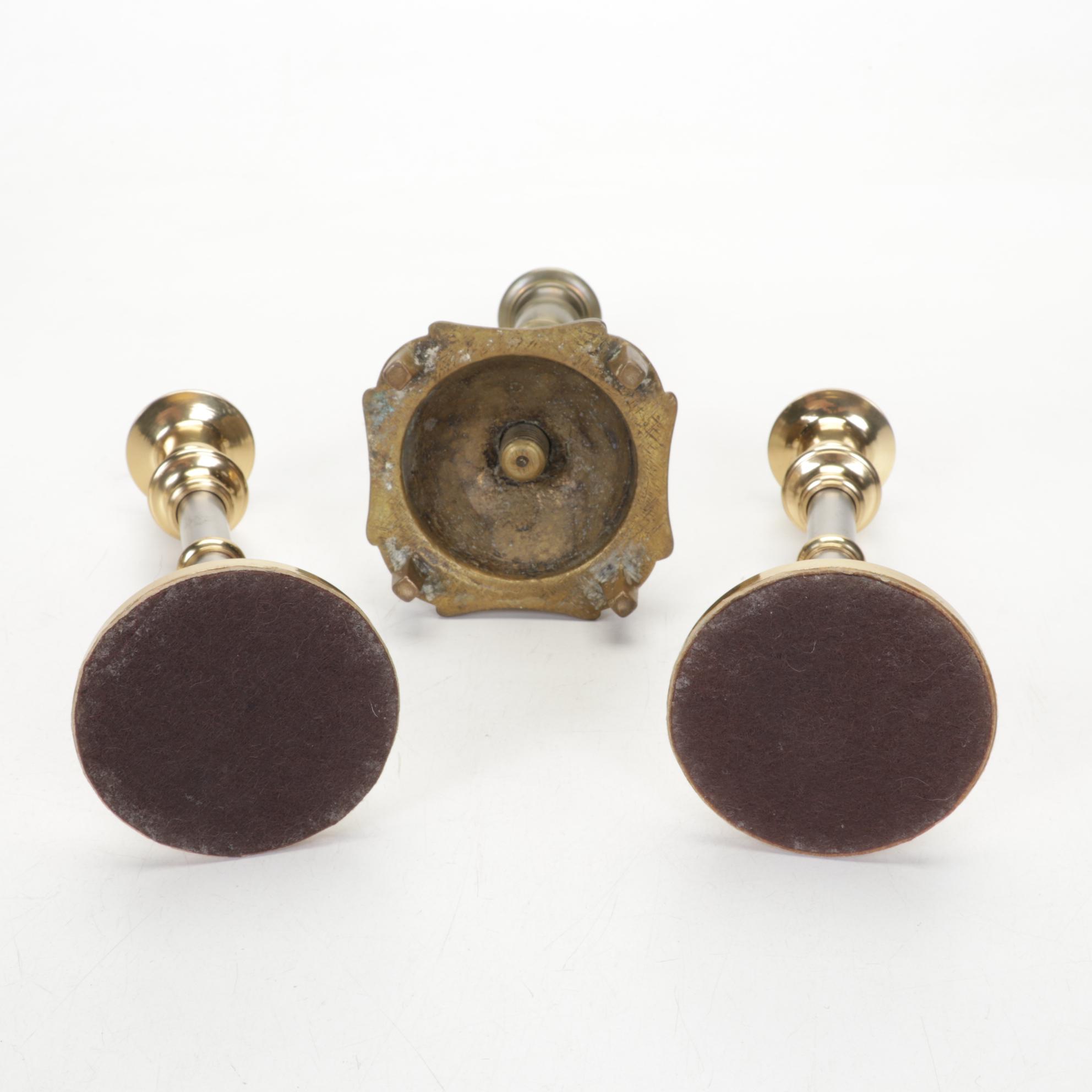 Sumerling & Co. London Copper Coffee Pot, Brass Candlesticks, and More