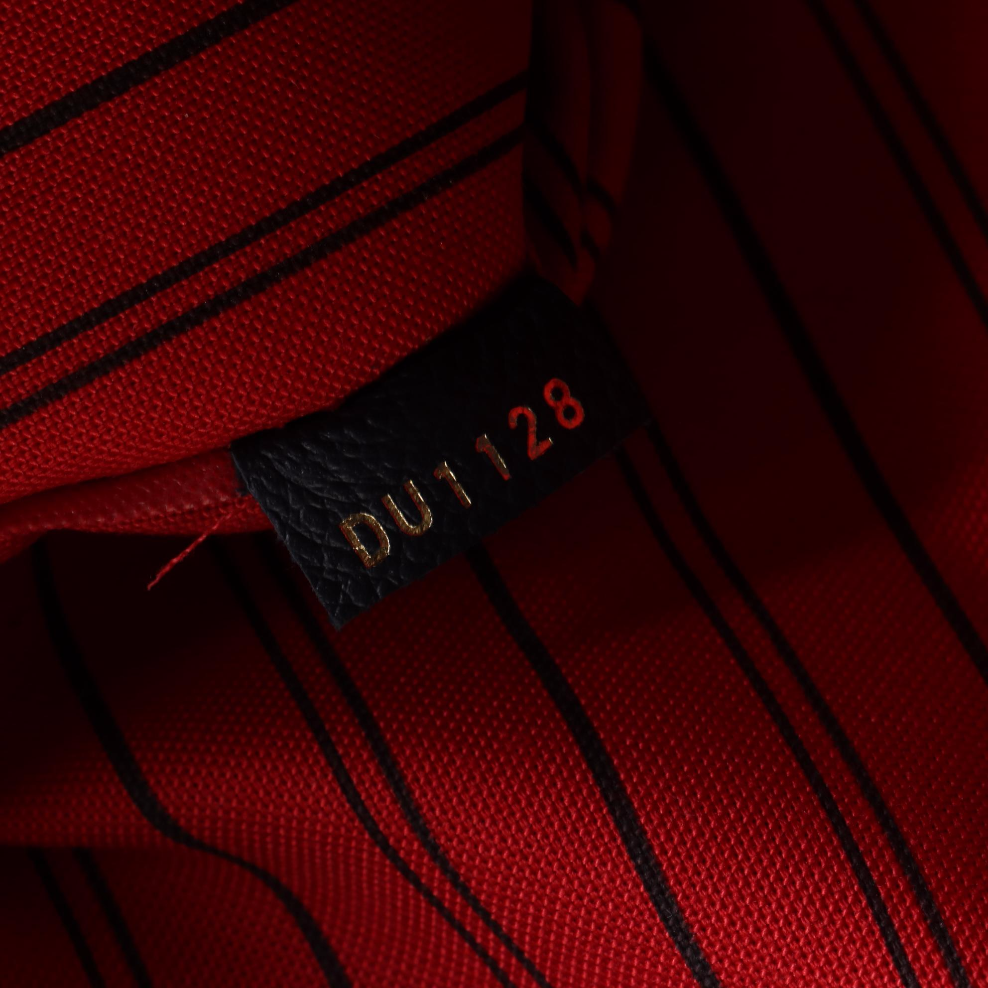 Louis Vuitton Melie in Navy Empreinte Leather