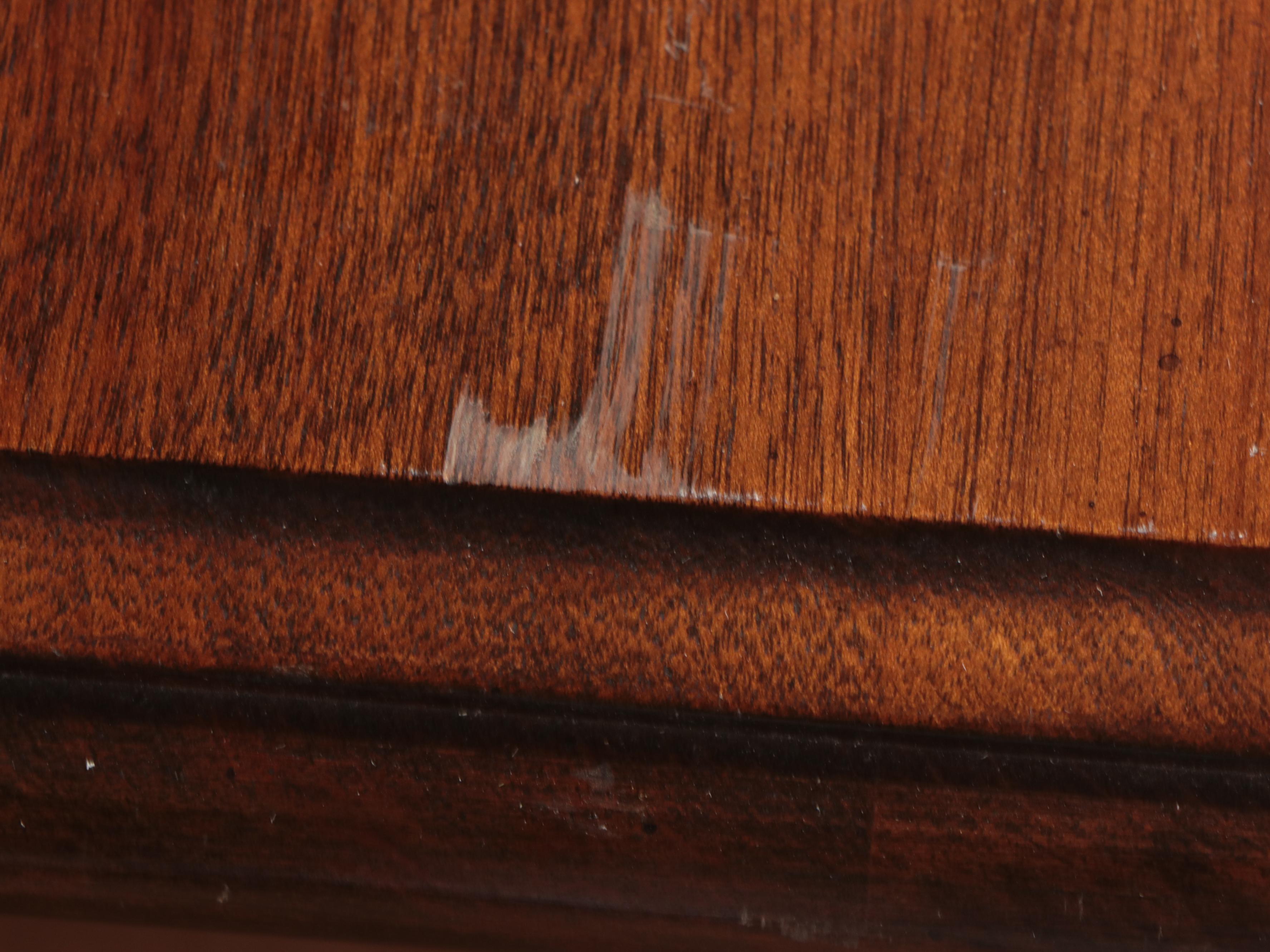 Louis XVI Style Fruitwood-Stained Extending Dining Table