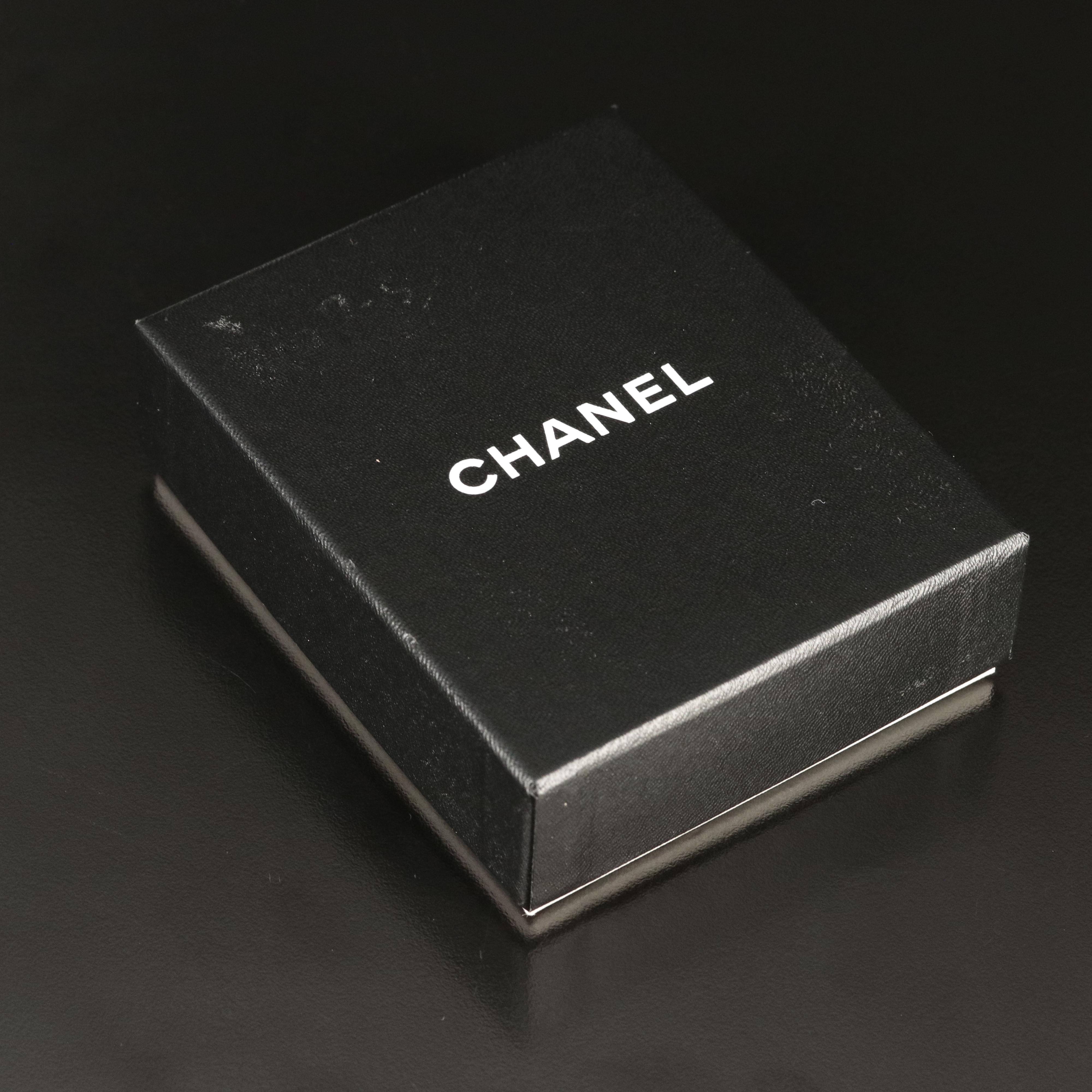 Chanel Narrow Crystal Resin Bangle