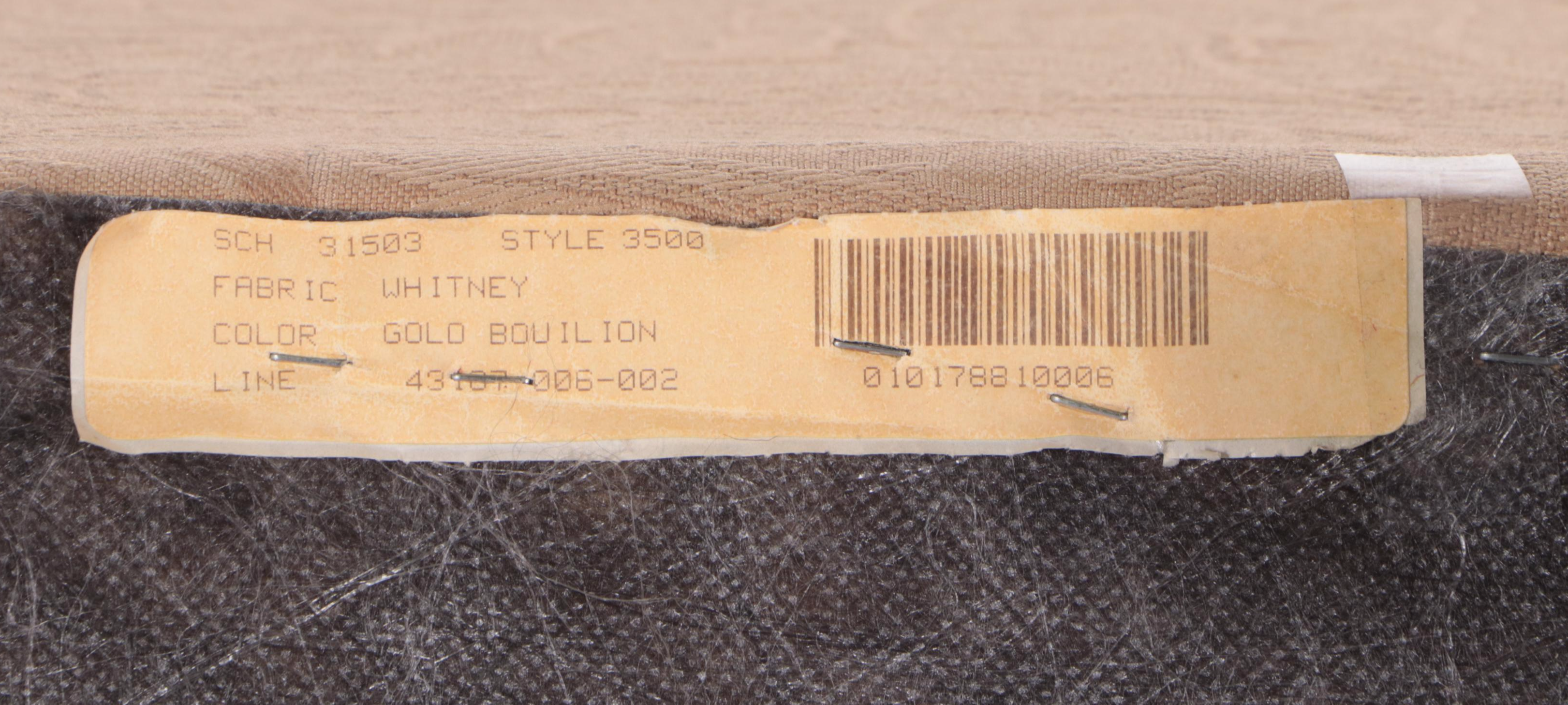 Heritage House Chippendale Style Custom-Upholstered Wingback Armchair