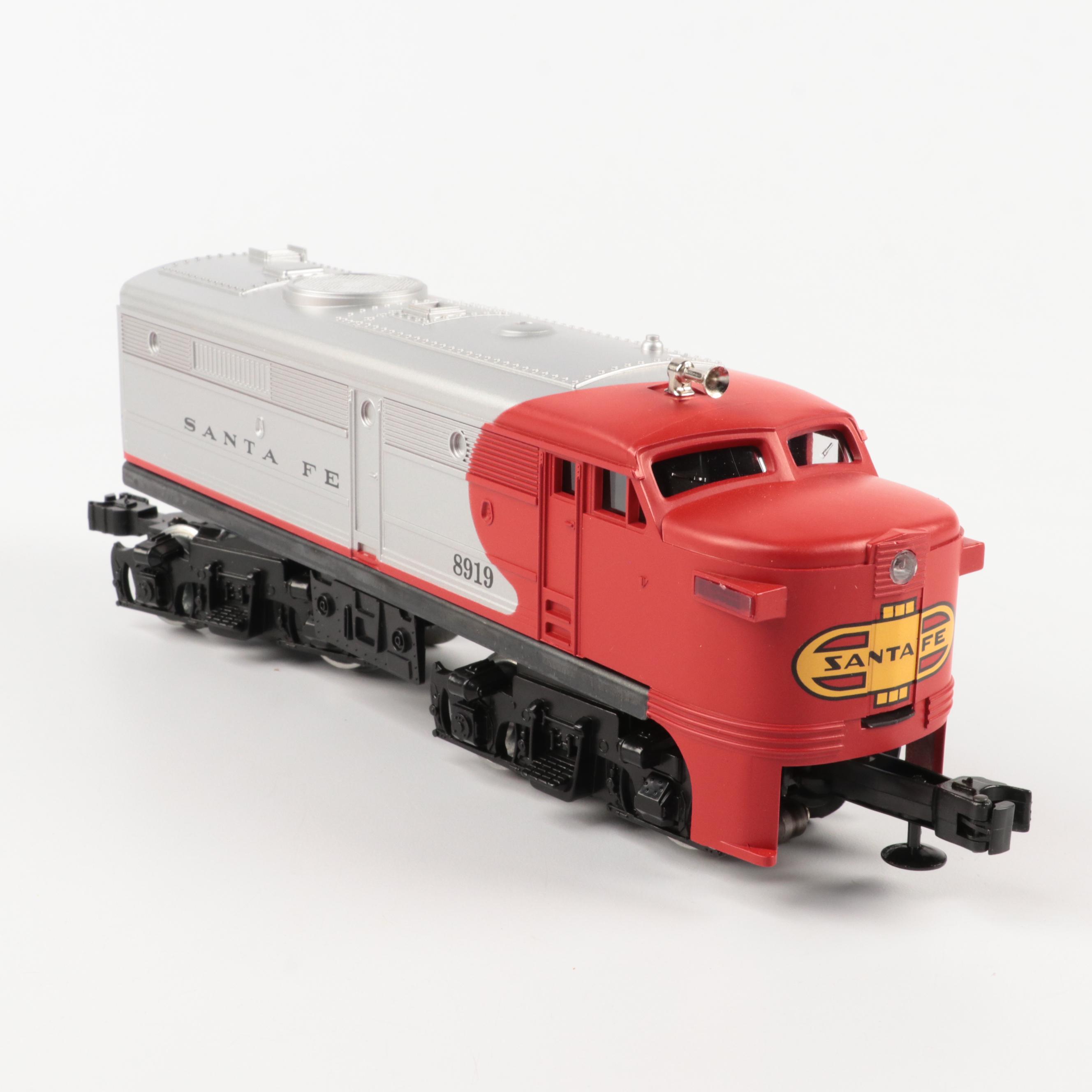 Lionel Santa Fe Alco A-Unit with Passenger and Observation Cars