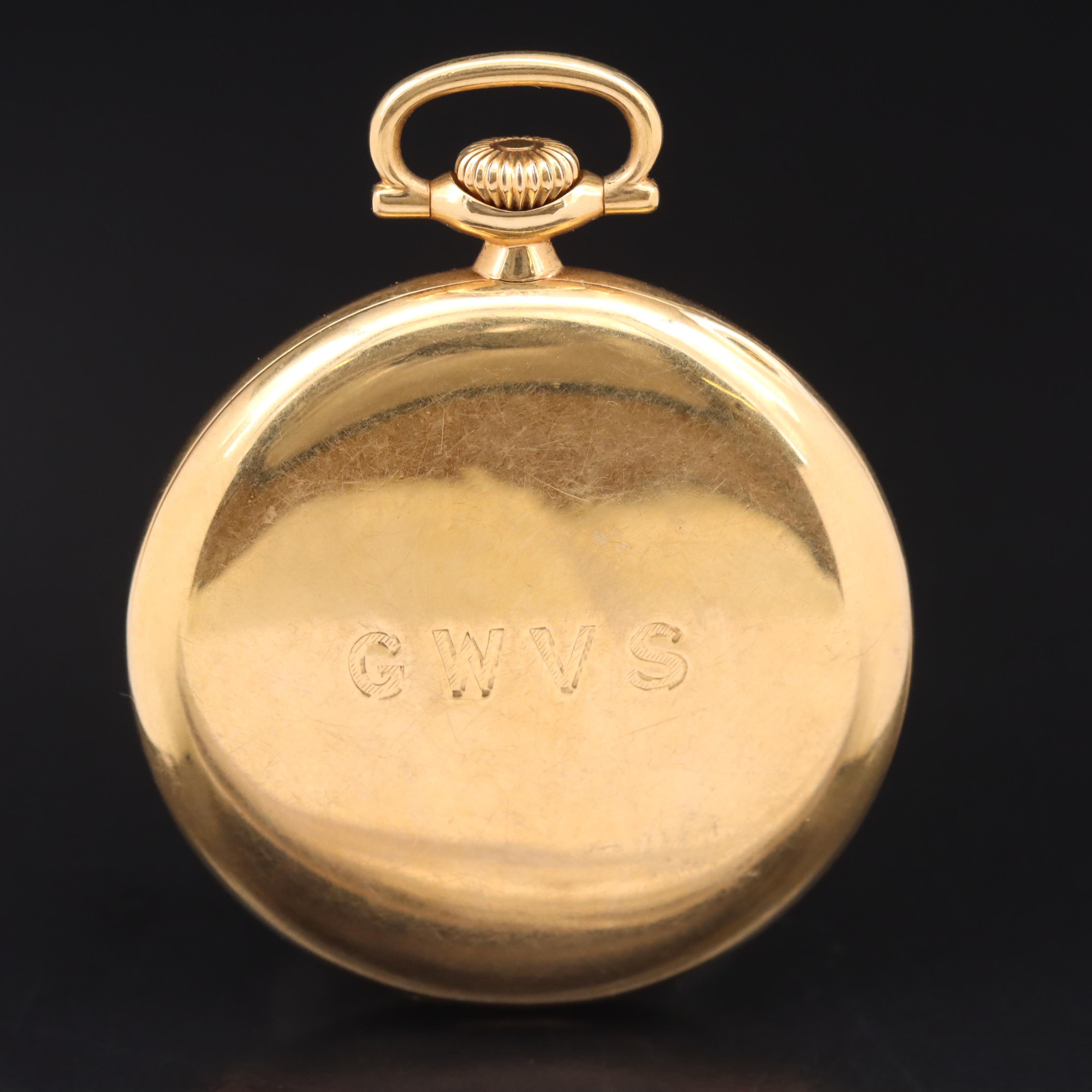 Vintage Tiffany & Co. 18K Pocket Watch by Longines