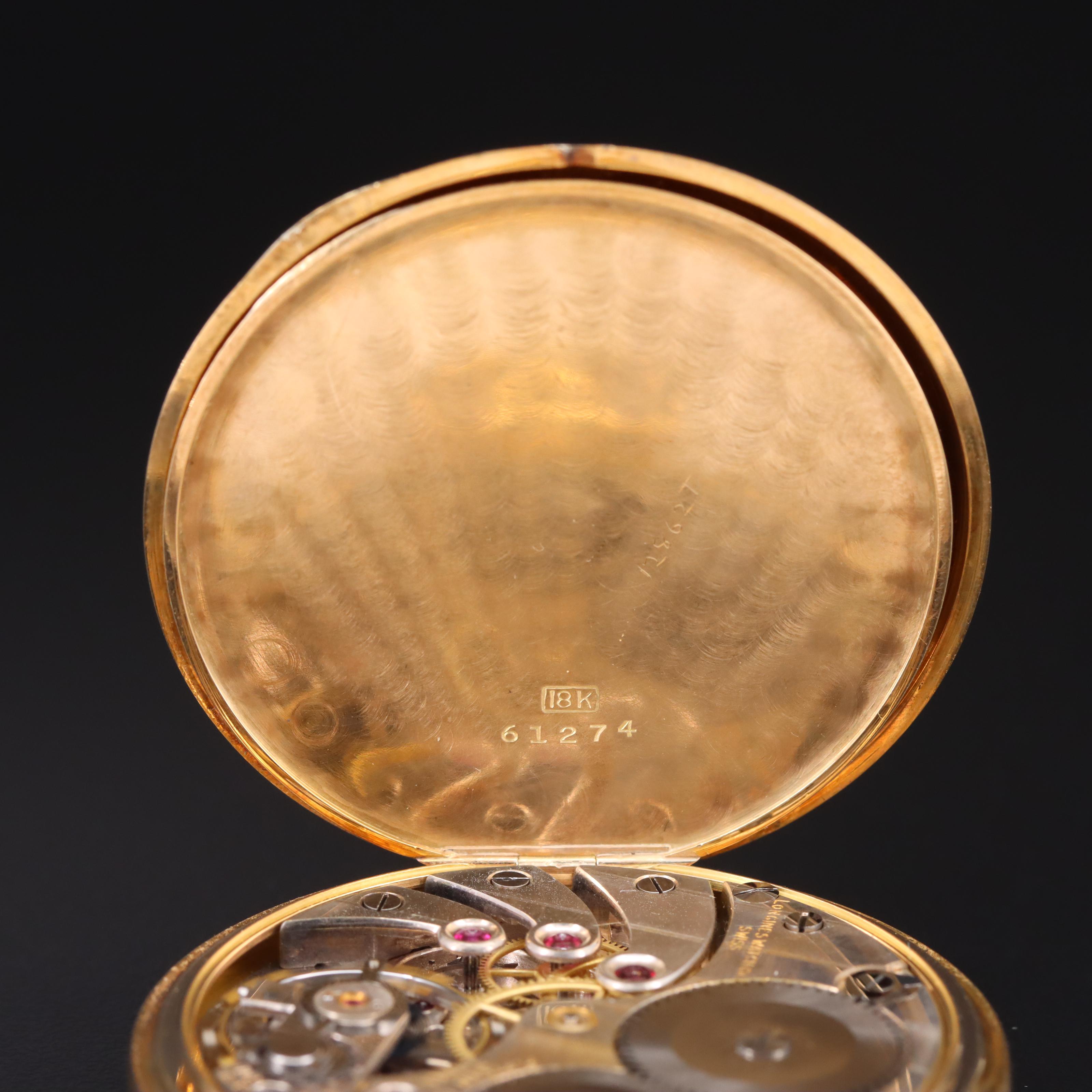 Vintage Tiffany & Co. 18K Pocket Watch by Longines