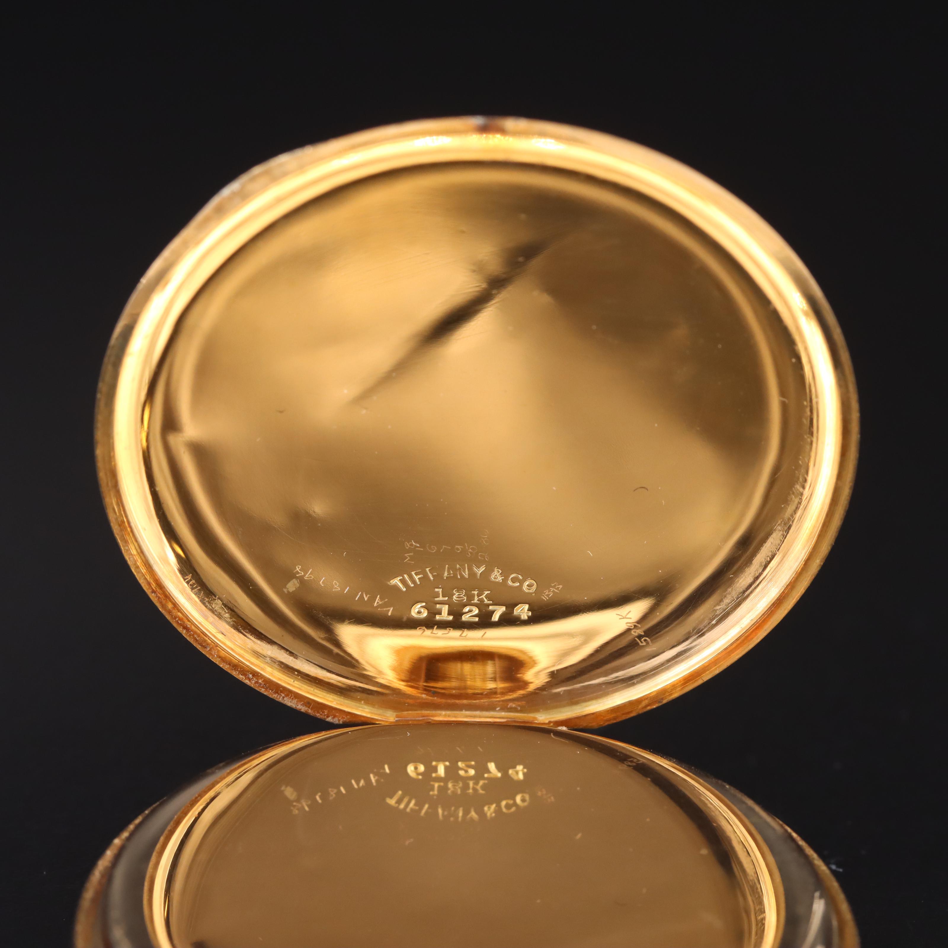 Vintage Tiffany & Co. 18K Pocket Watch by Longines