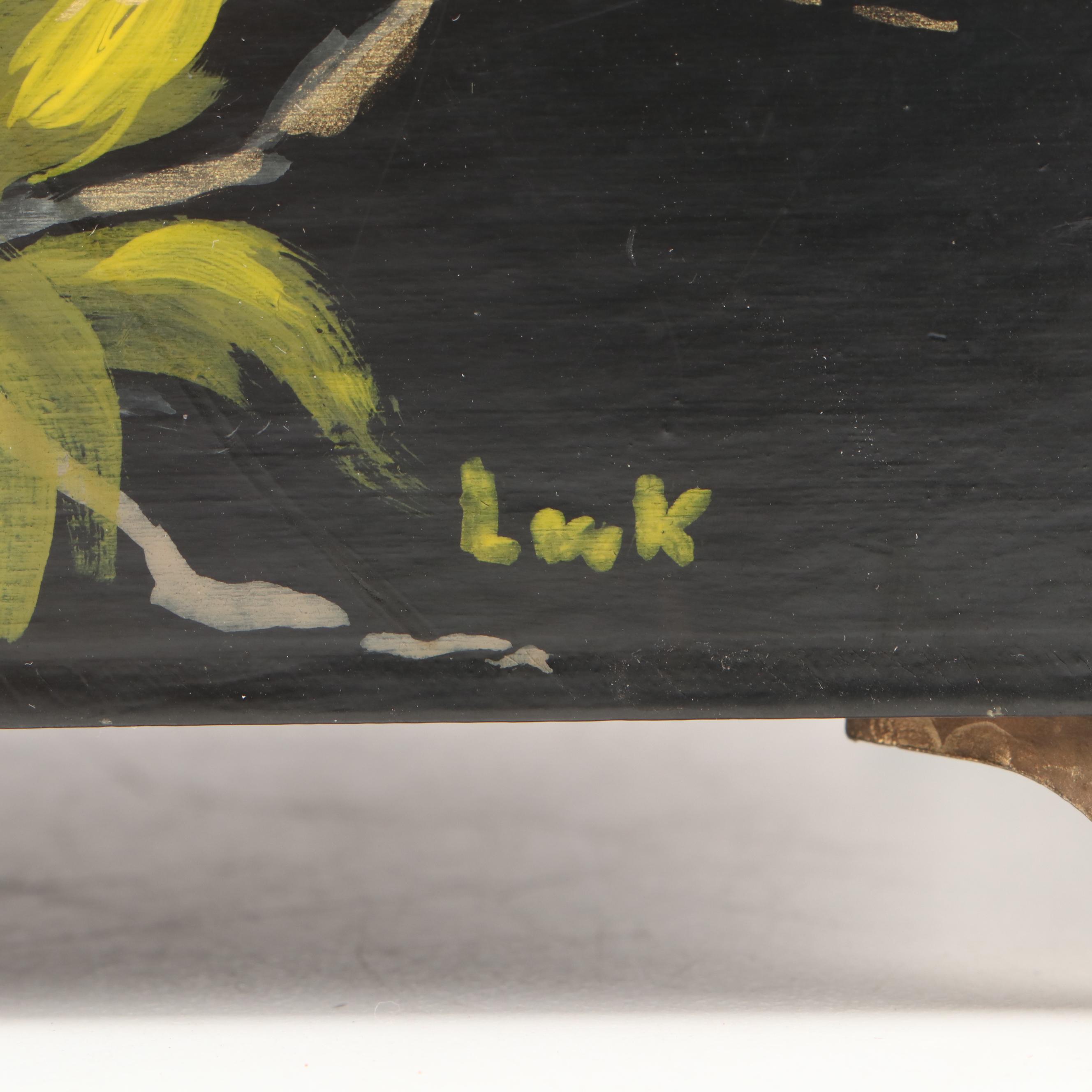 Hand-Painted Chest Shaped Jewelry Box with Scottie Bookends and More