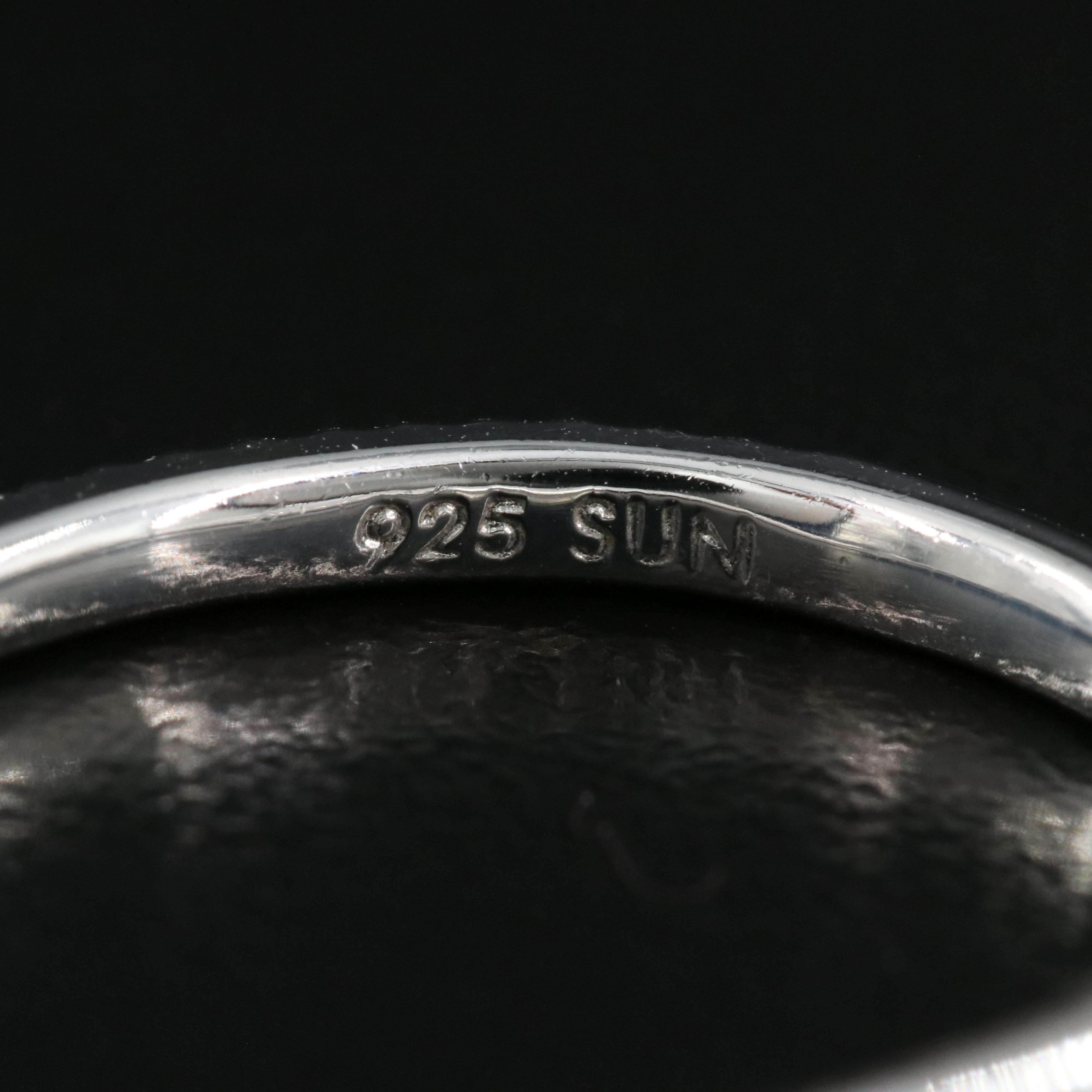 Sterling Diamond Hoop Earrings