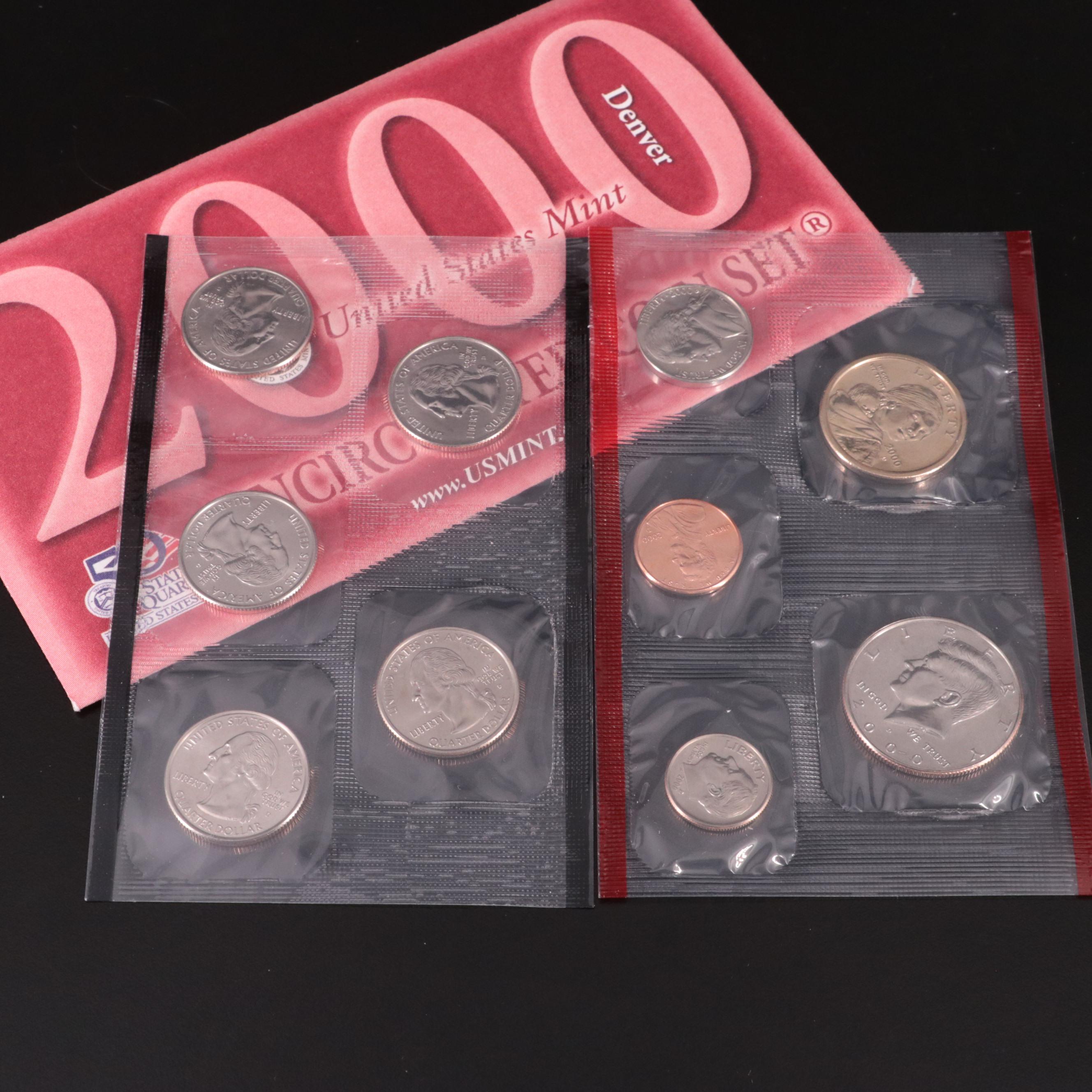 Ten Different U.S. Mint Uncirculated Proof Coin Sets