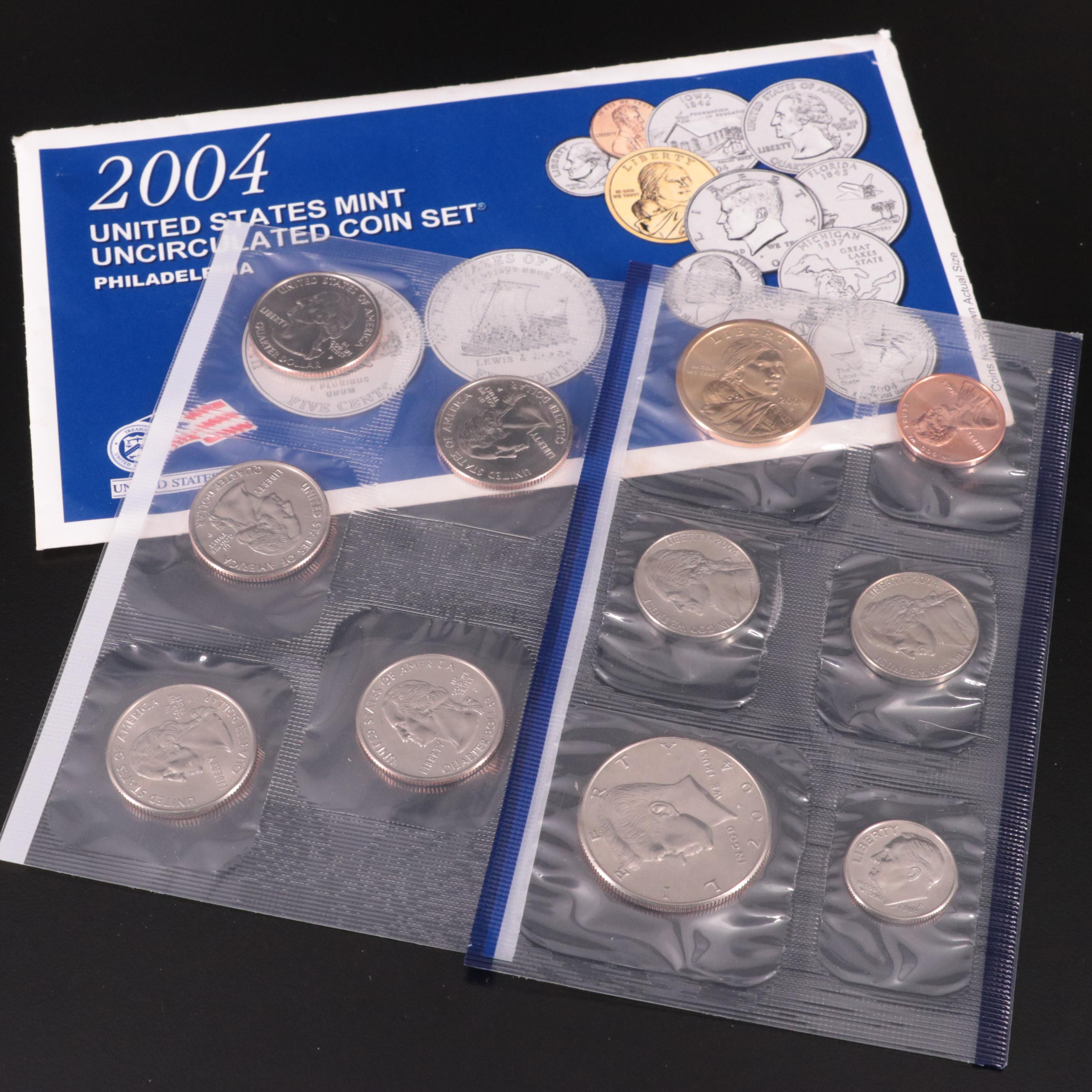 Ten Different U.S. Mint Uncirculated Proof Coin Sets