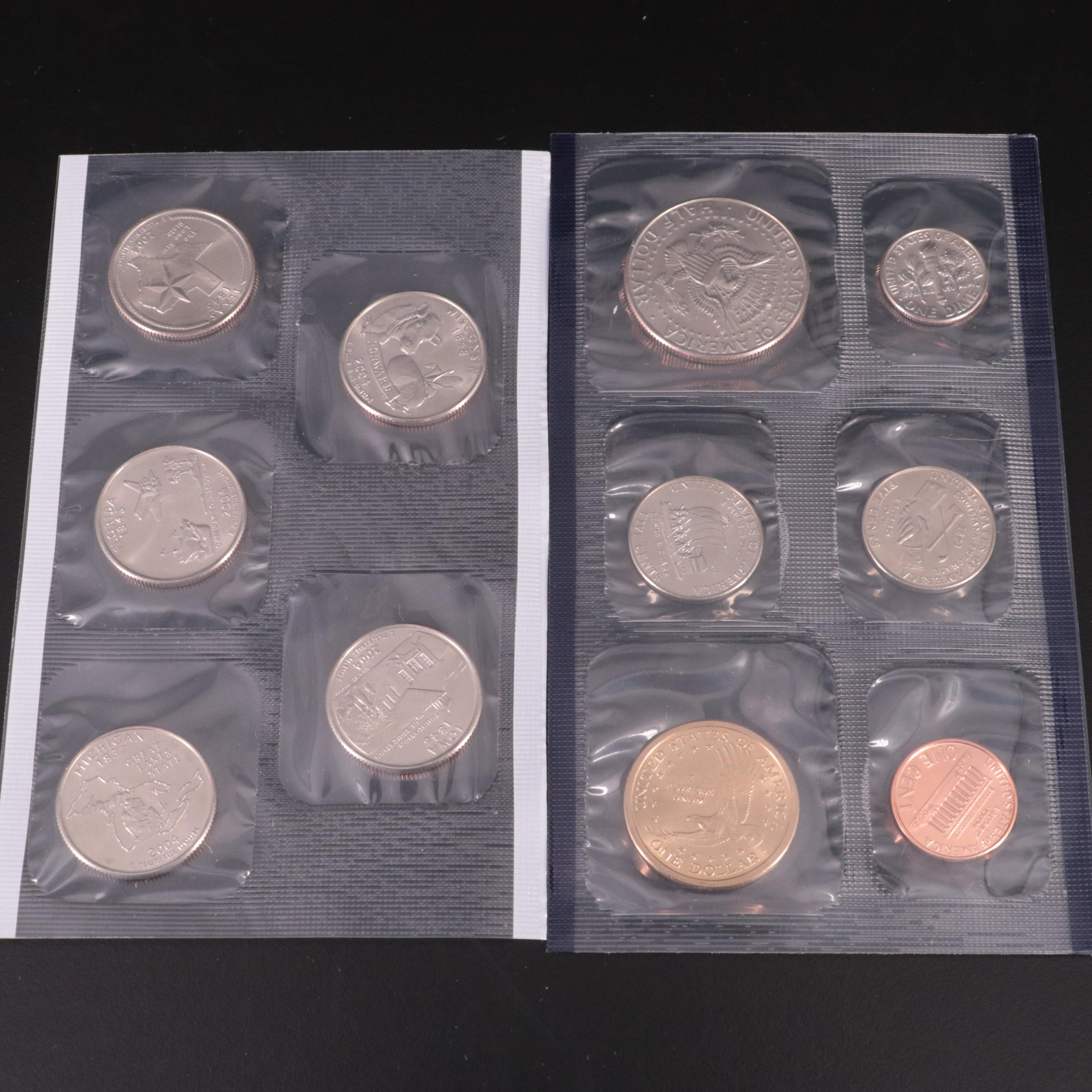Ten Different U.S. Mint Uncirculated Proof Coin Sets