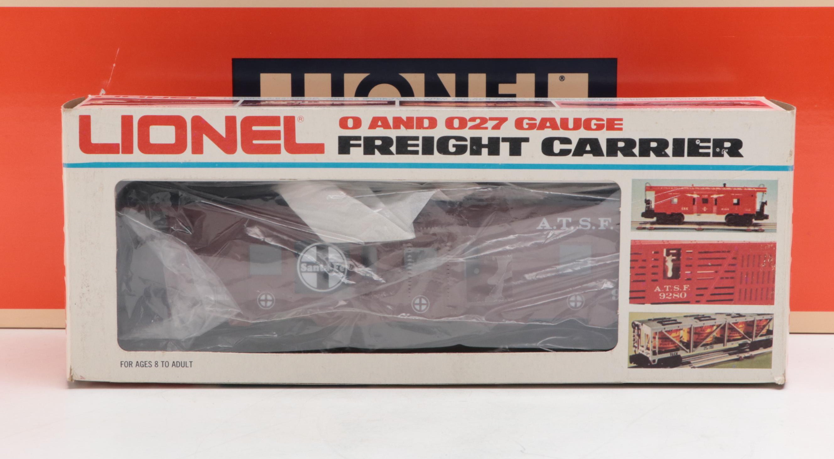 Lionel Trains Santa Fe Mikado Steam Locomotive and Tender Car with Caboose