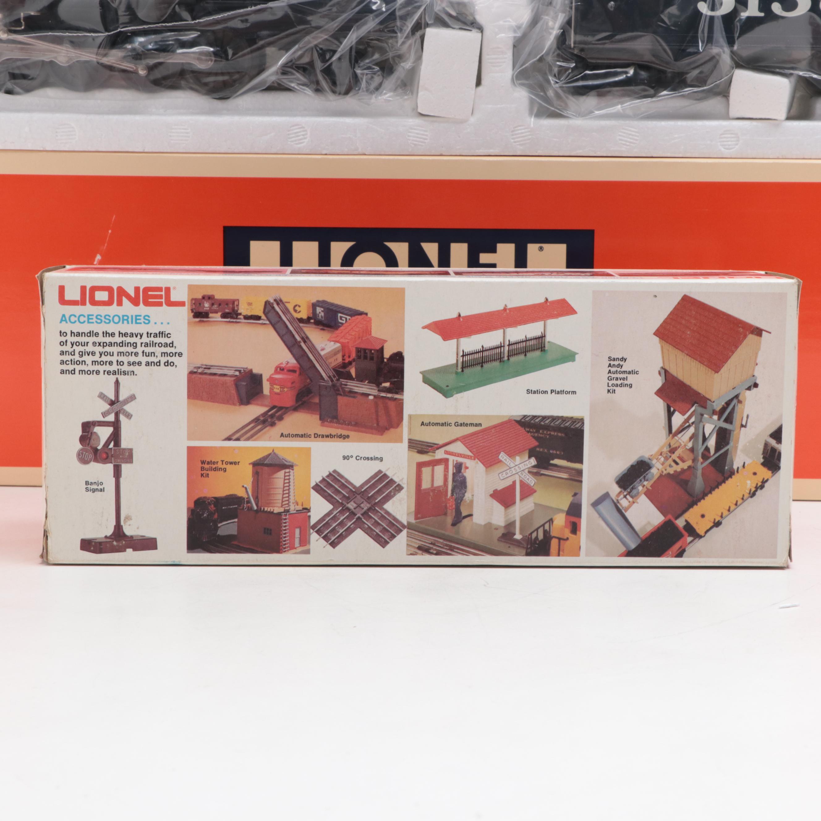 Lionel Trains Santa Fe Mikado Steam Locomotive and Tender Car with Caboose