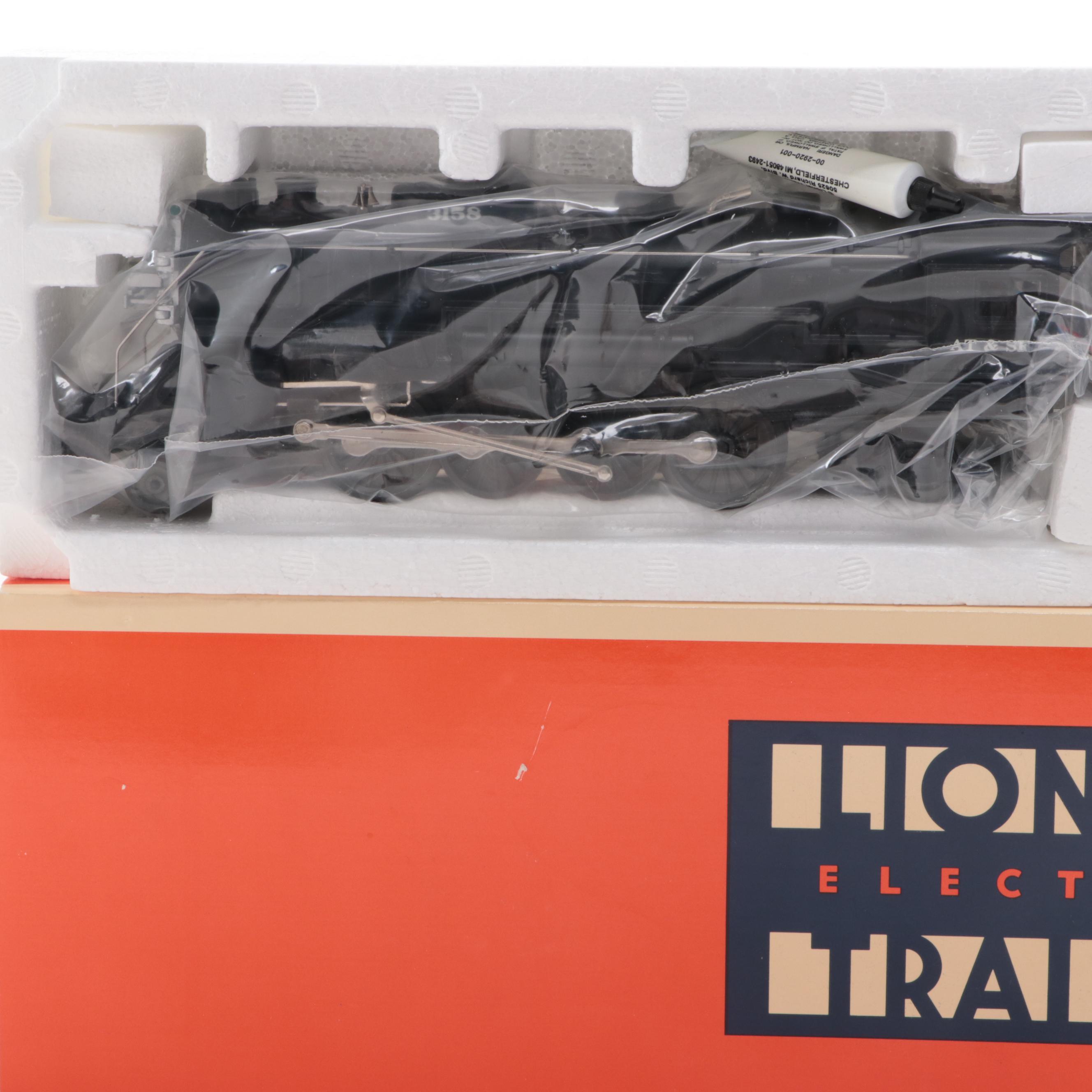 Lionel Trains Santa Fe Mikado Steam Locomotive and Tender Car with Caboose