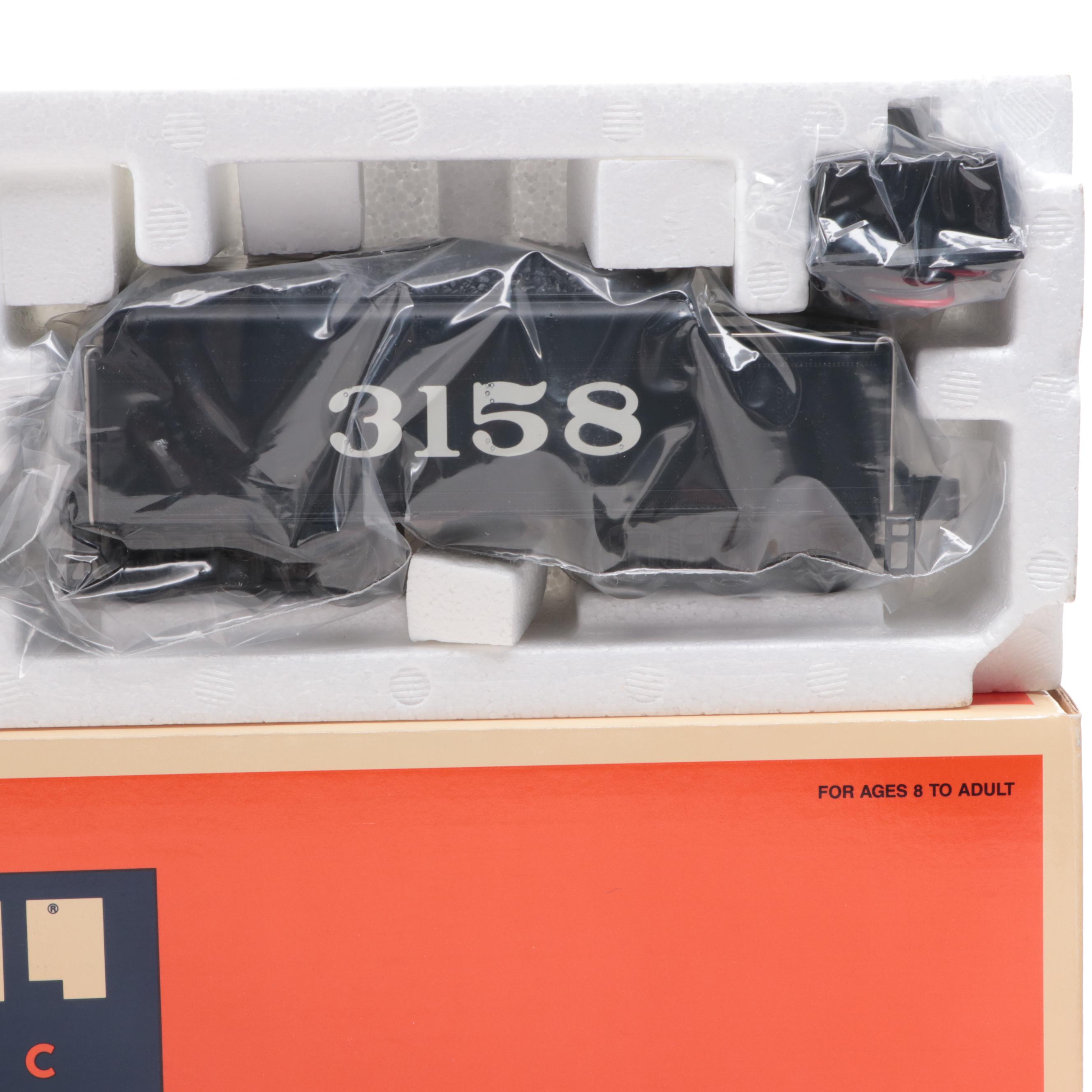 Lionel Trains Santa Fe Mikado Steam Locomotive and Tender Car with Caboose