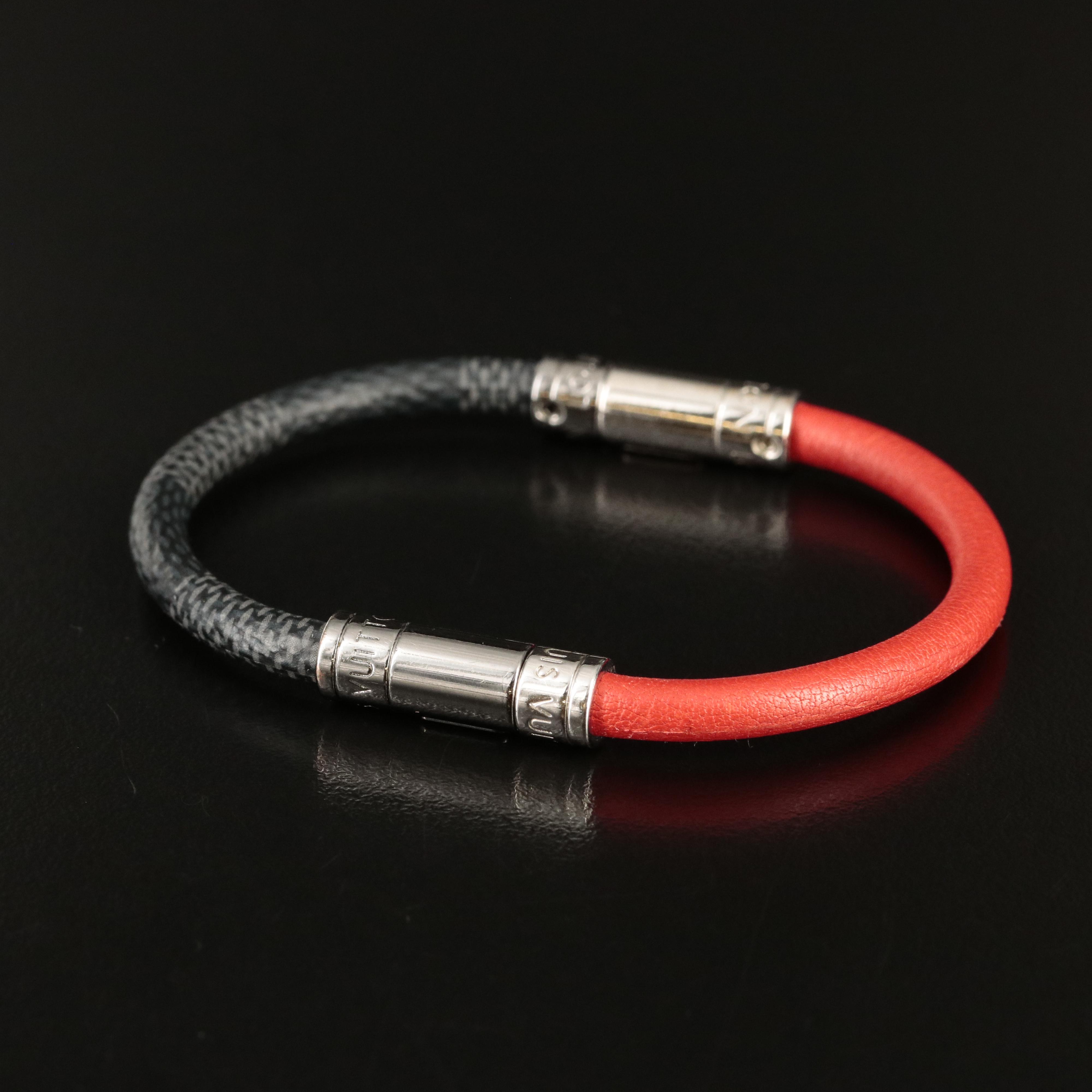 Louis Vuitton Neo Split Damier Canvas/Leather Bracelet