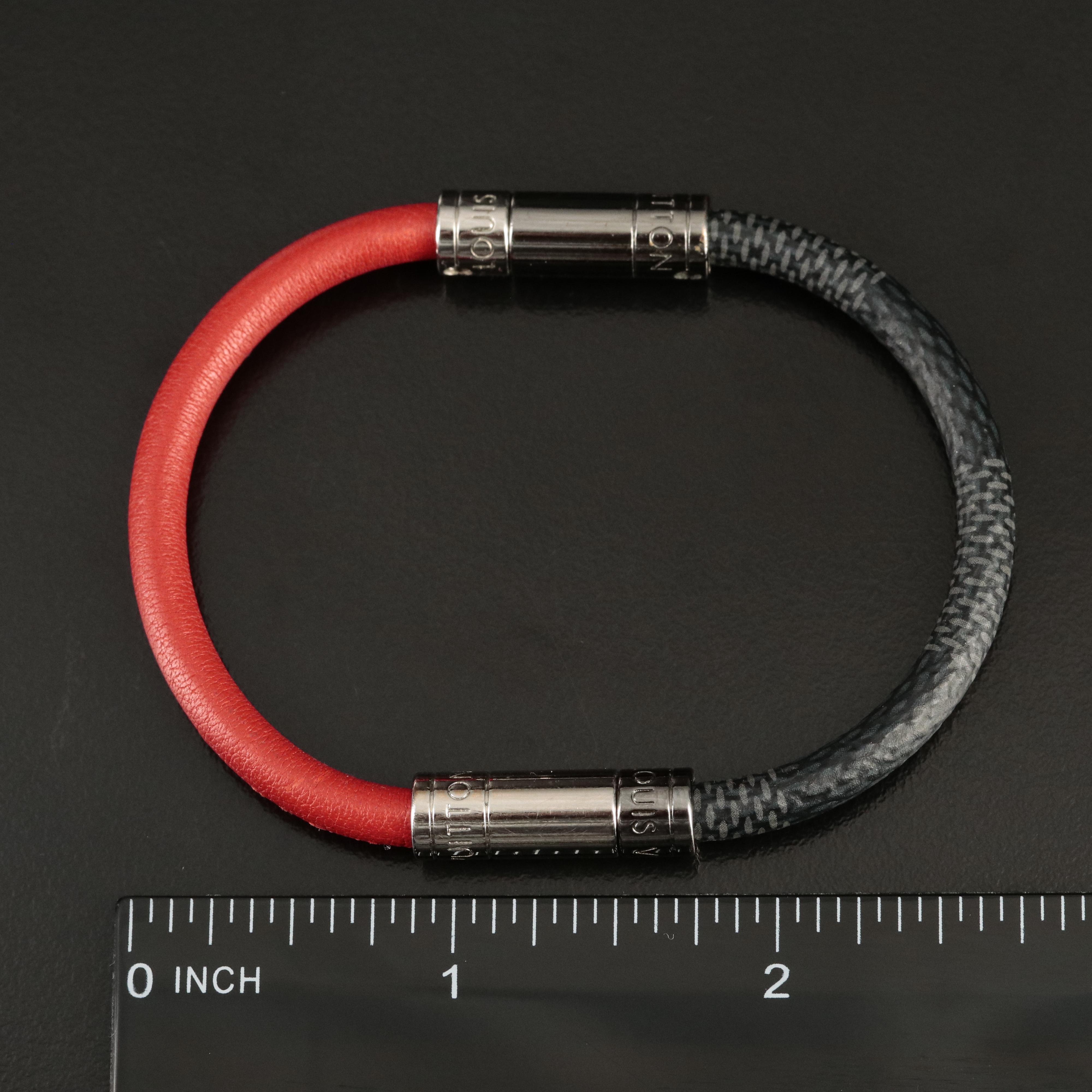 Louis Vuitton Neo Split Damier Canvas/Leather Bracelet