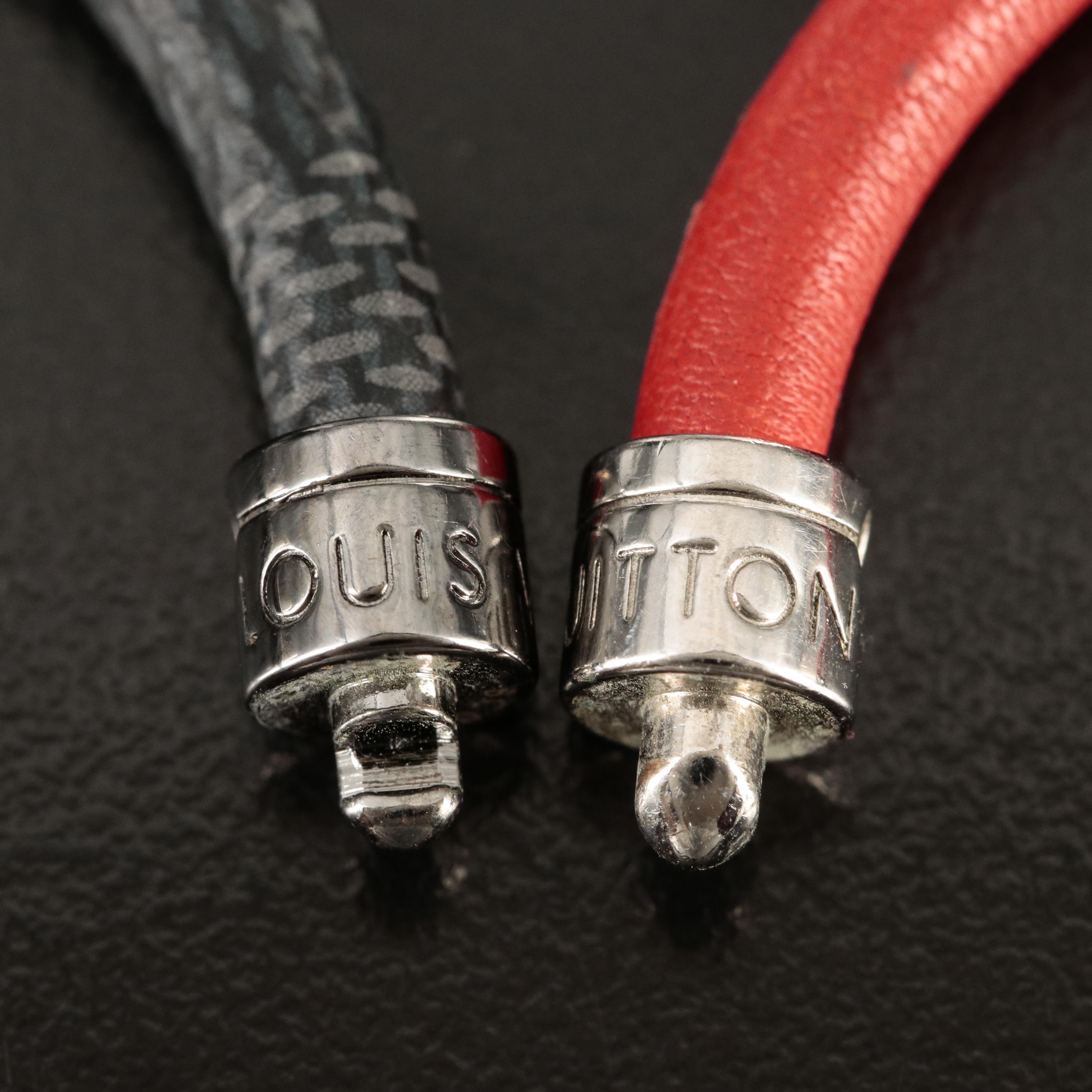 Louis Vuitton Neo Split Damier Canvas/Leather Bracelet